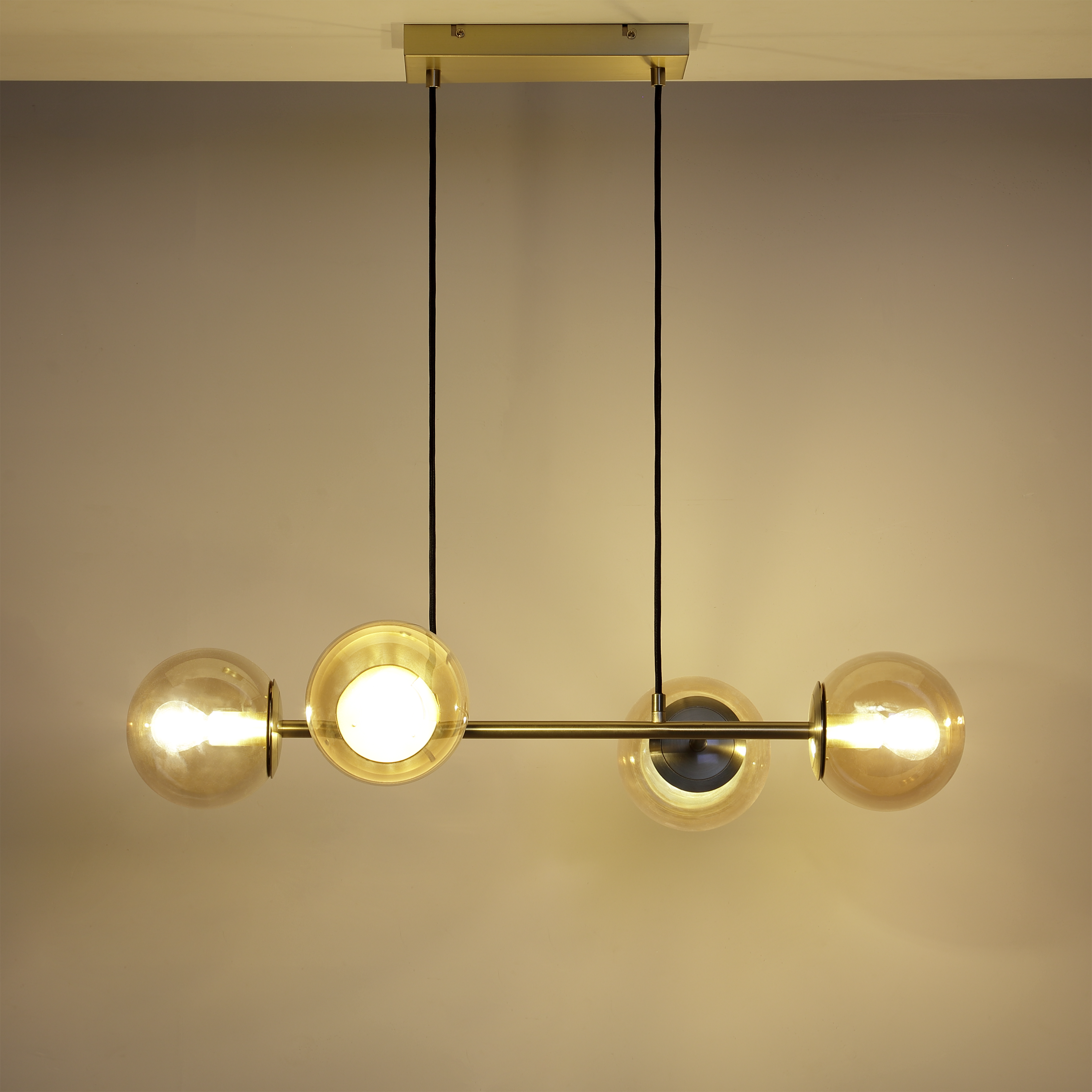 Lampa wisząca Callas bursztyn 4 x E14 Inspire - 7