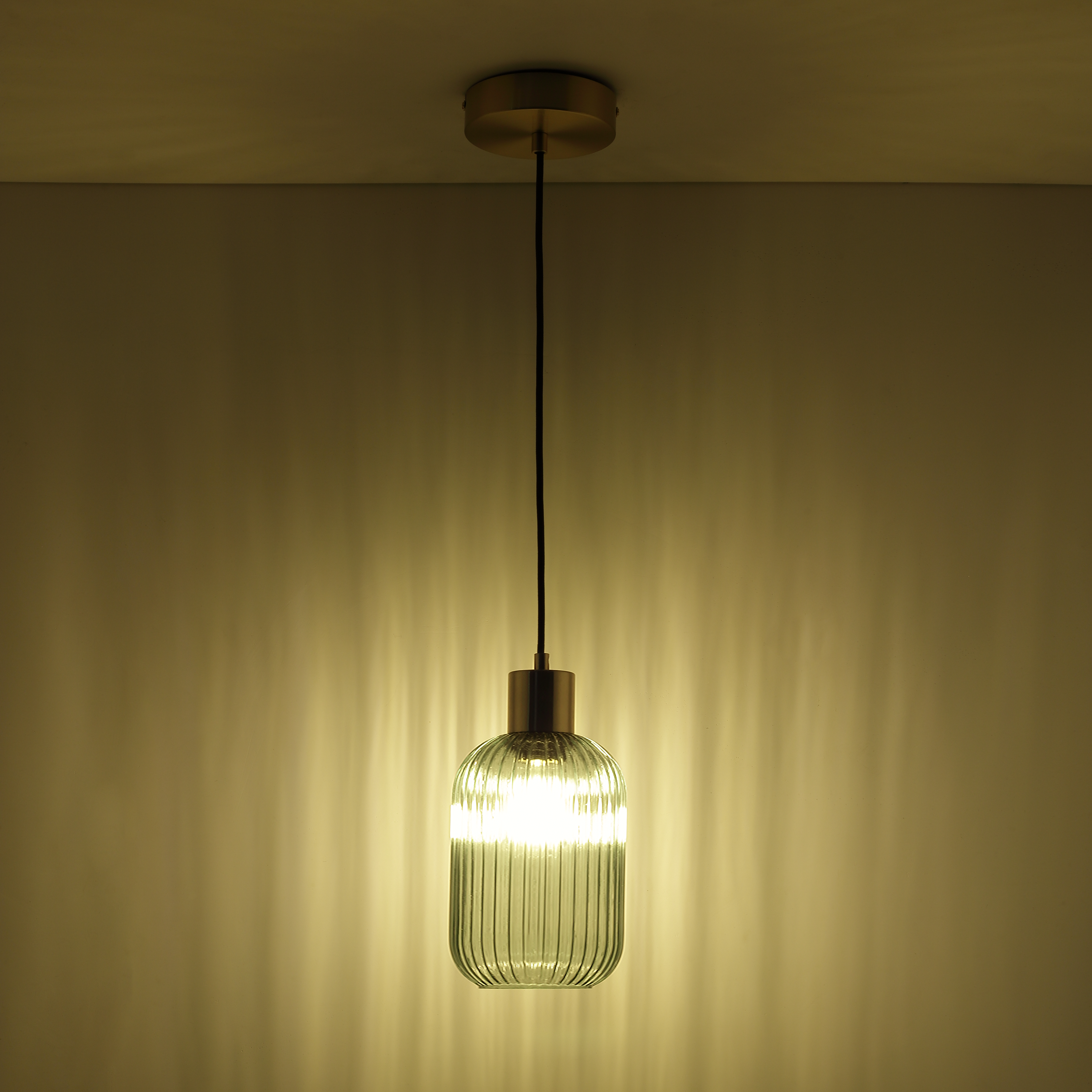 Lampa wisząca Dipsy zielona E27 Inspire - 9