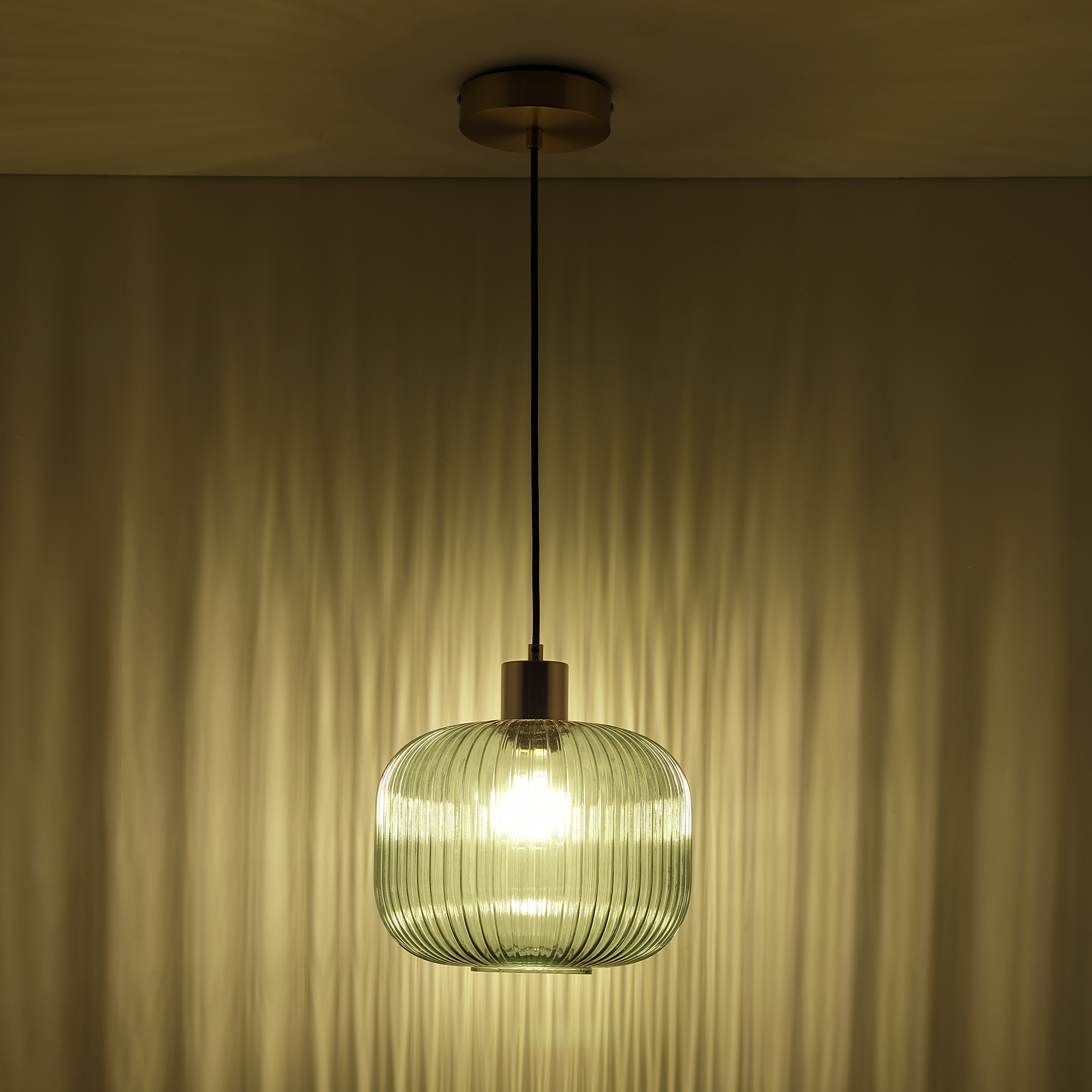 Lampa wisząca Dipsy zielona E27 Inspire - 11