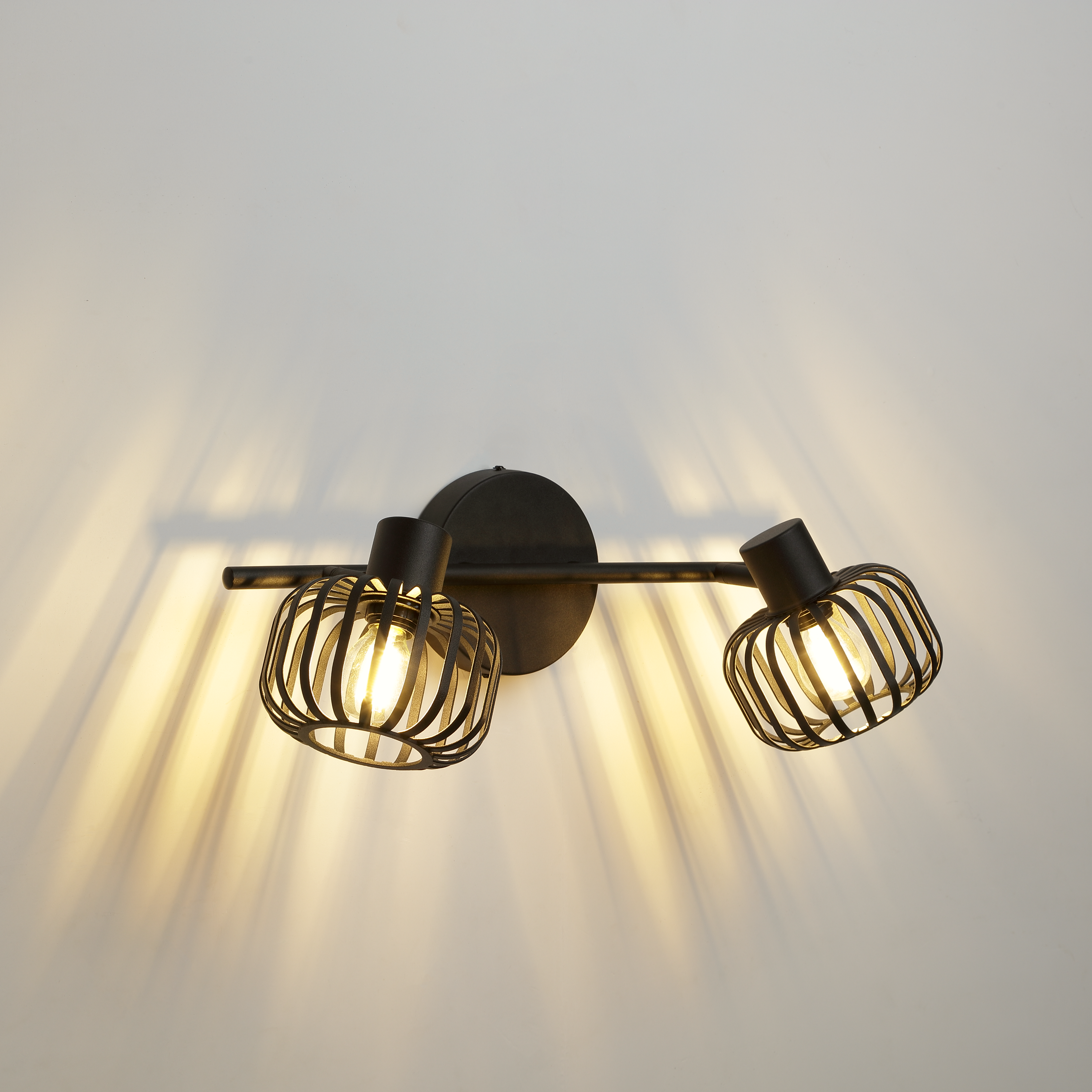 Reflektor Pecan czarny 2 x E14 Inspire - 7