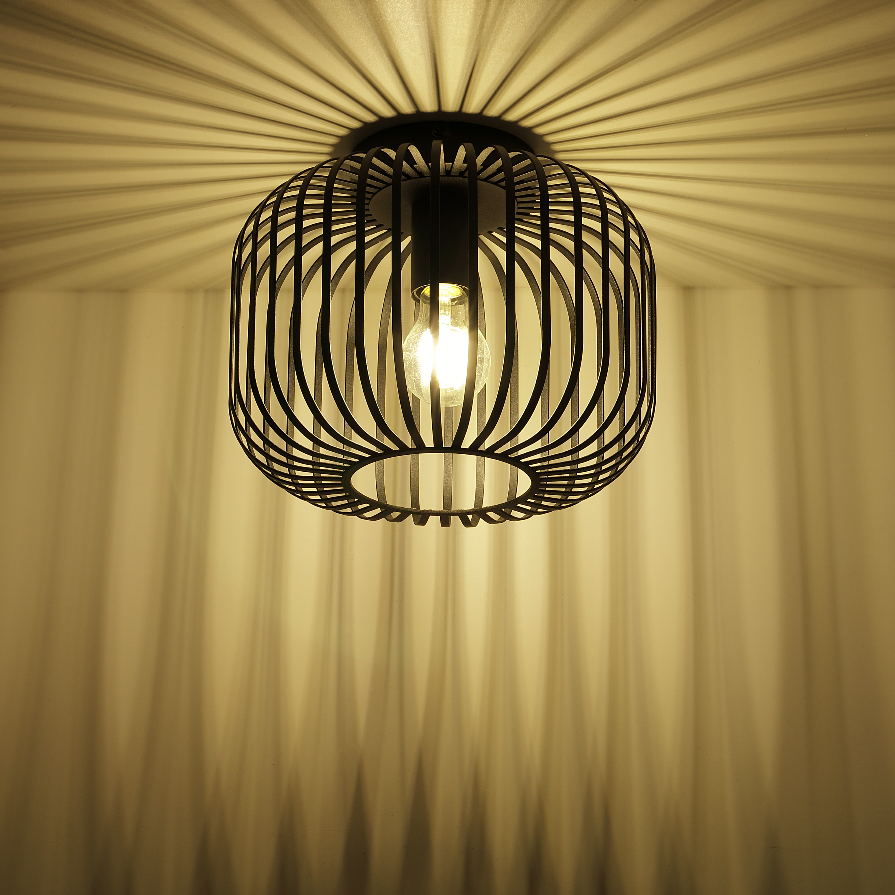 Lampa wisząca Pecan czarna E27 Inspire - 5