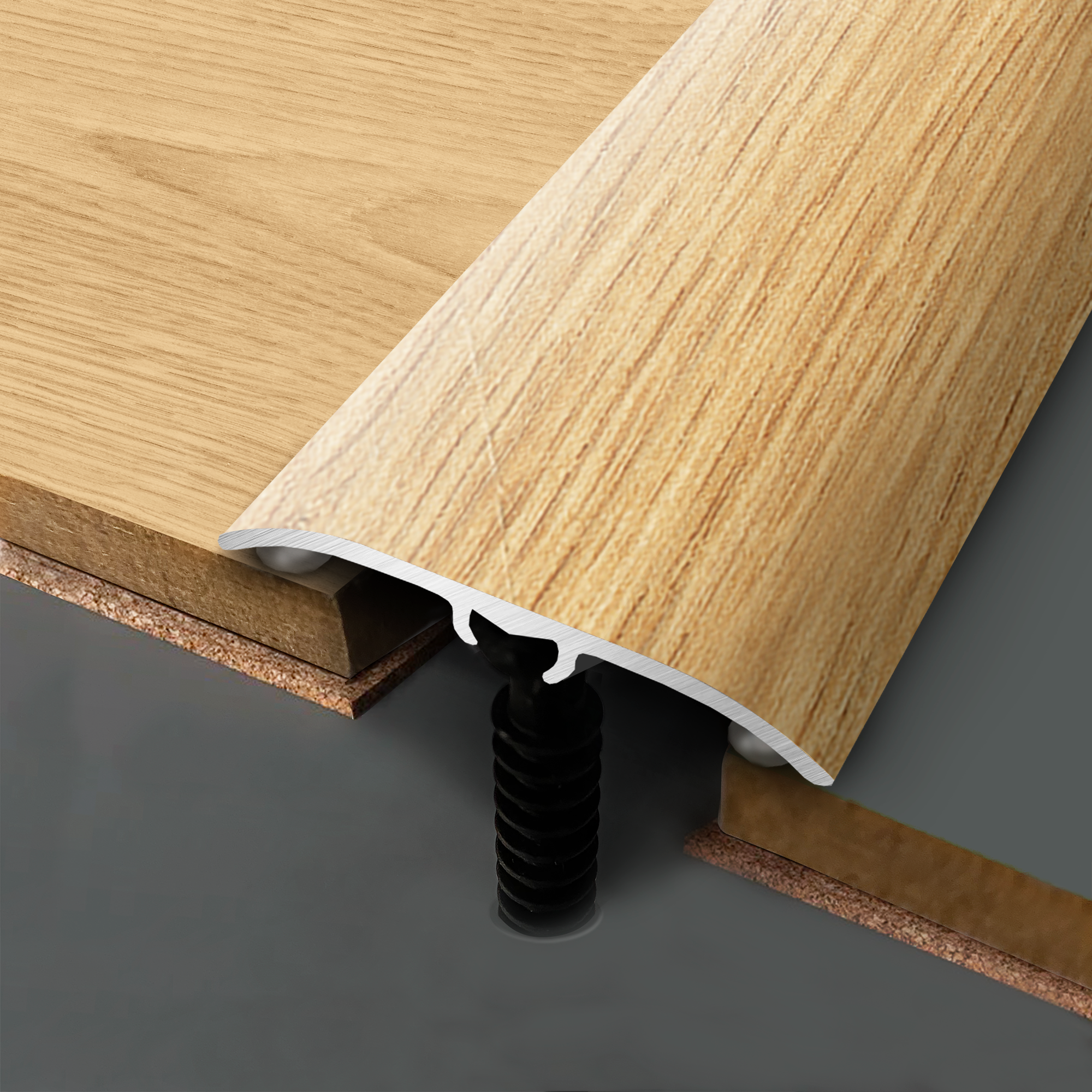 Perfil 4 em 1 de alumínio 830X37MM NAT365 - 4