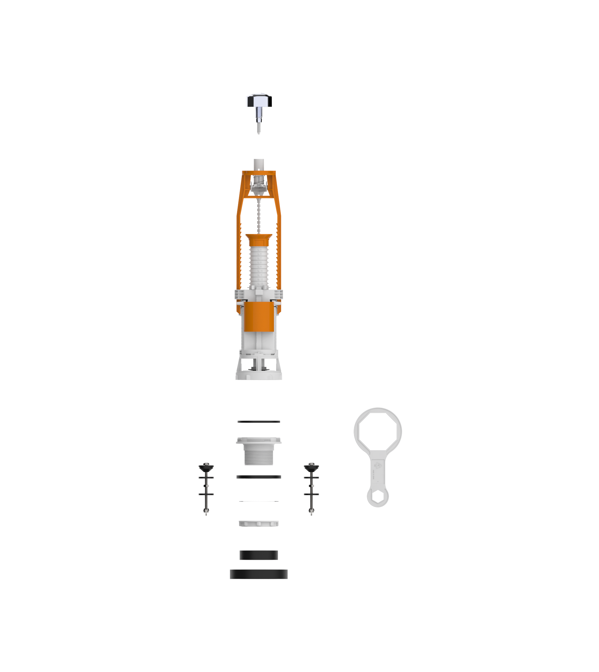 Descargador EQUATION doble pulsador 3/6L - 4