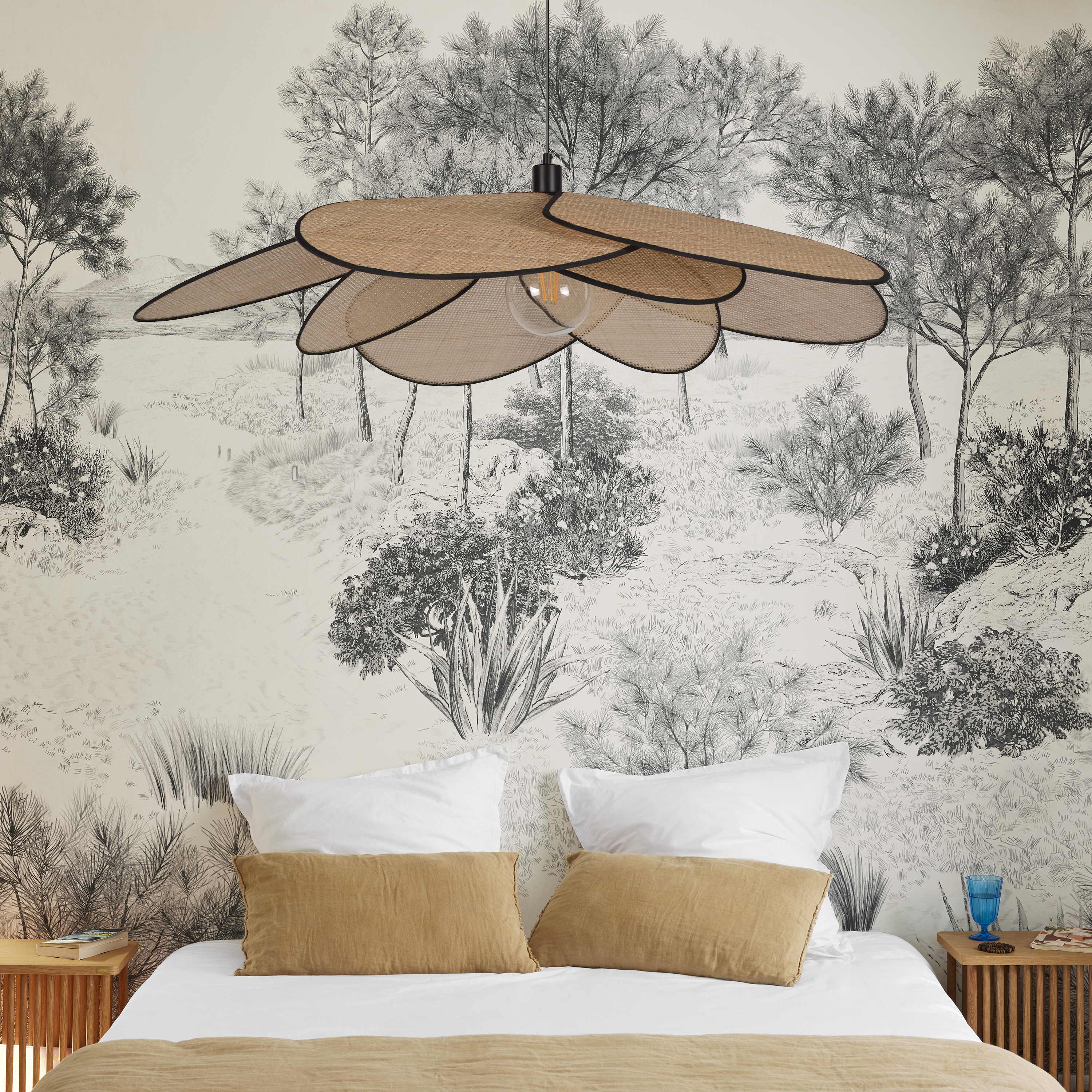 Lampa wisząca Bamako rattan E27 Inspire - 11