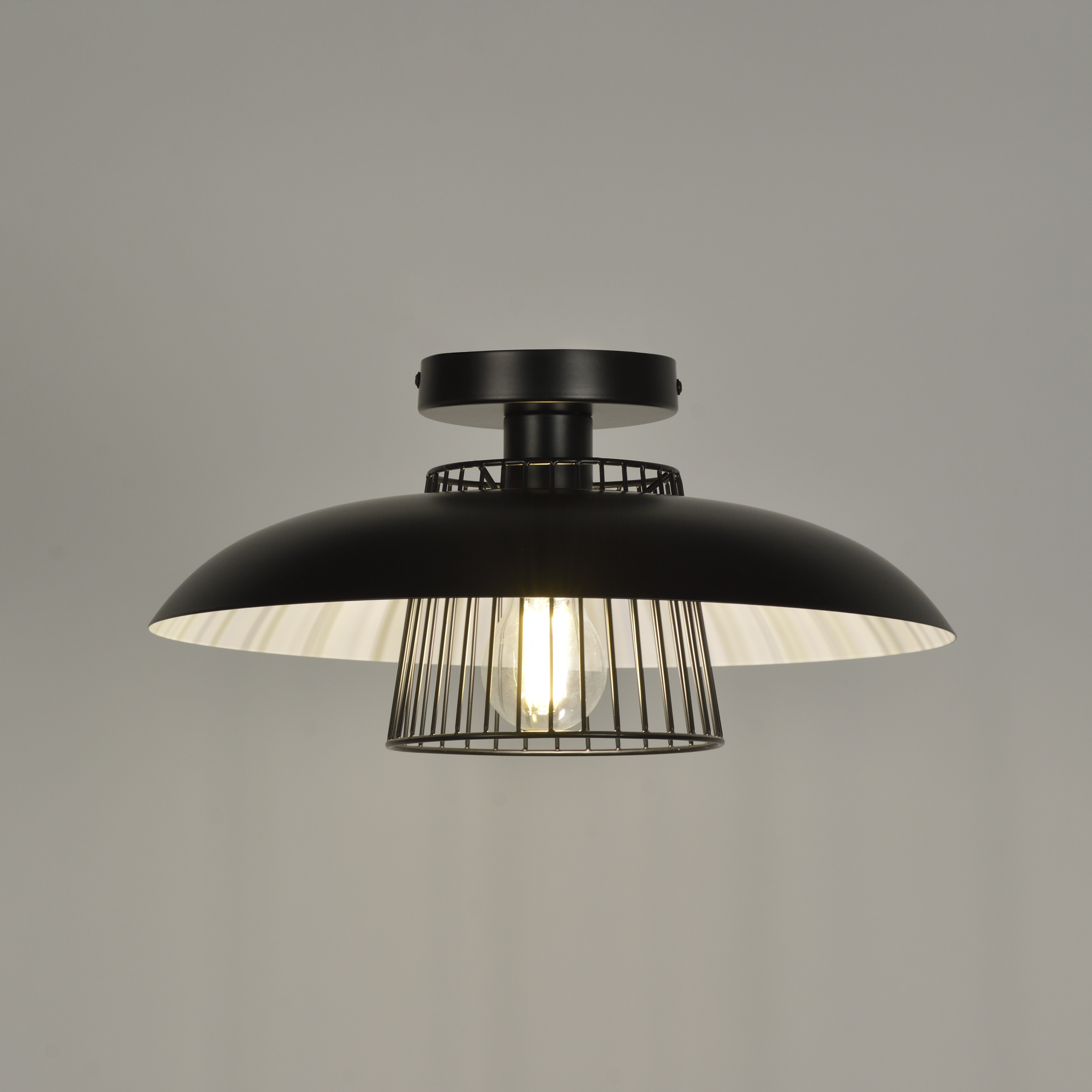 Plafon Sitio czarny E27 Inspire - 6