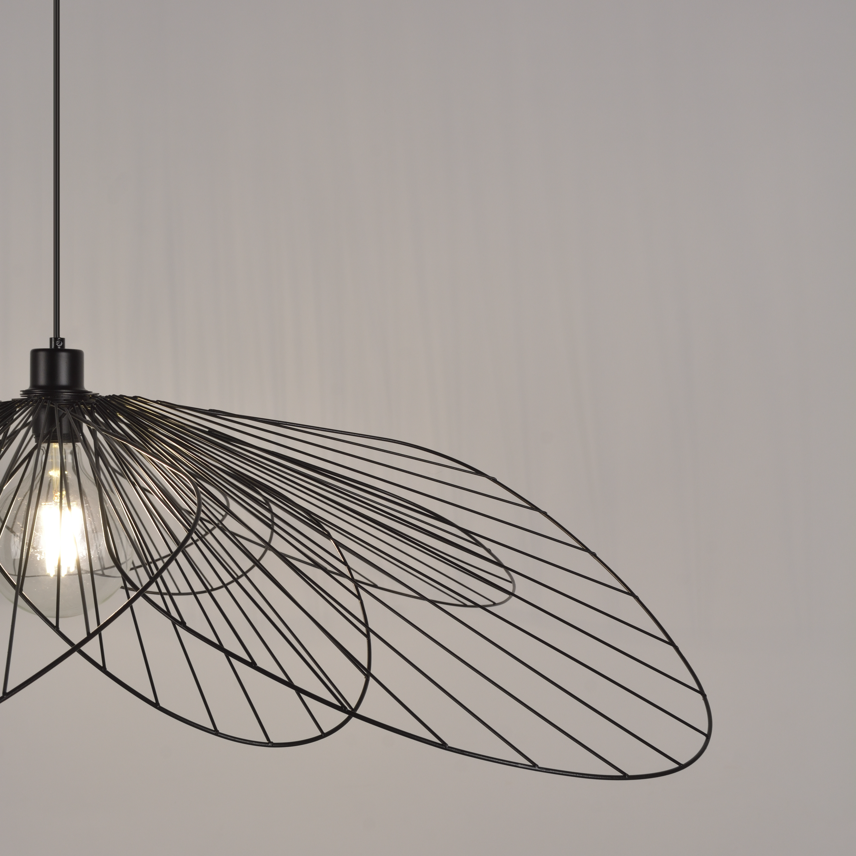 Lampa wisząca Bamako czarna E27 Inspire - 9