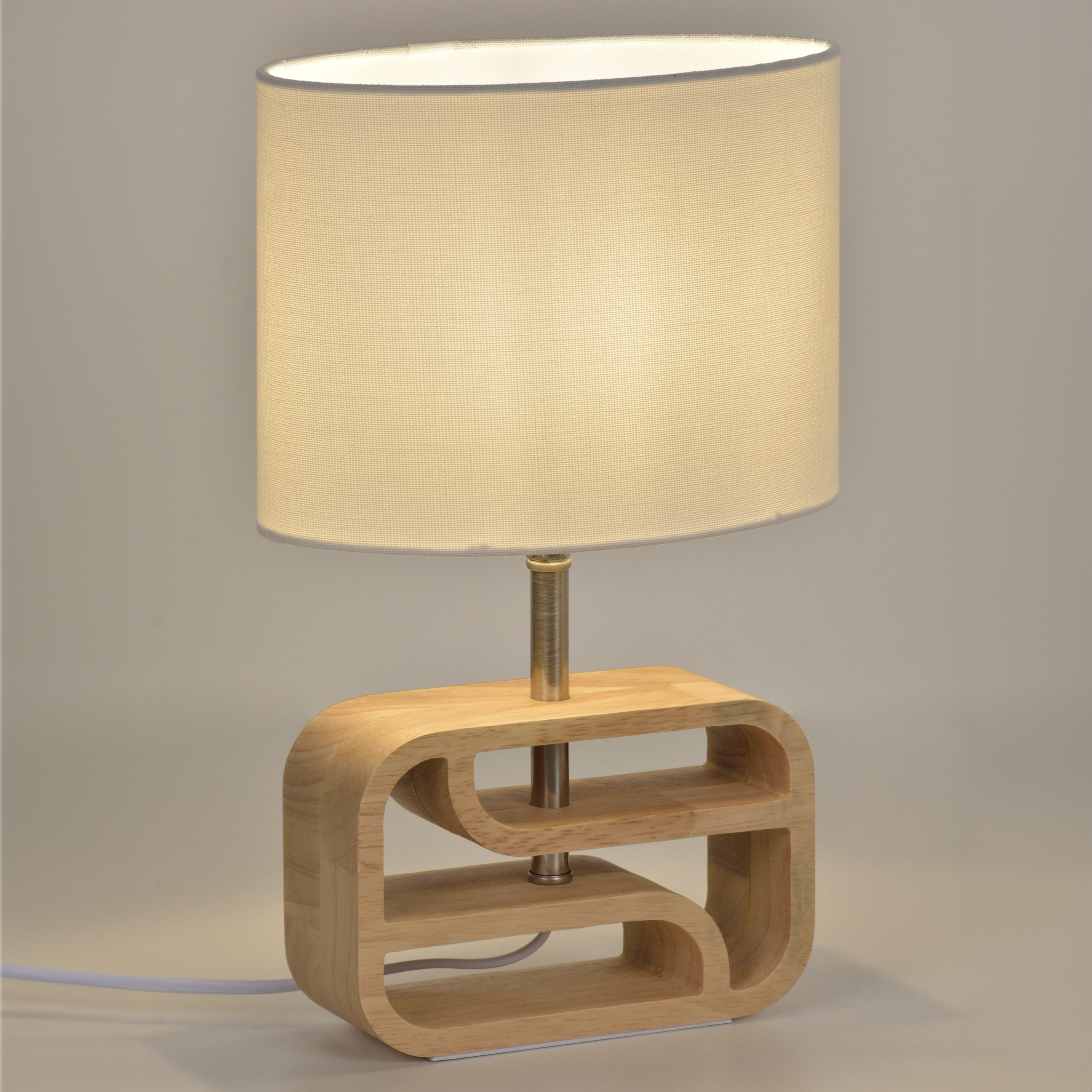 Lampa stołowa Nasimo drewno E14 Inspire - 12