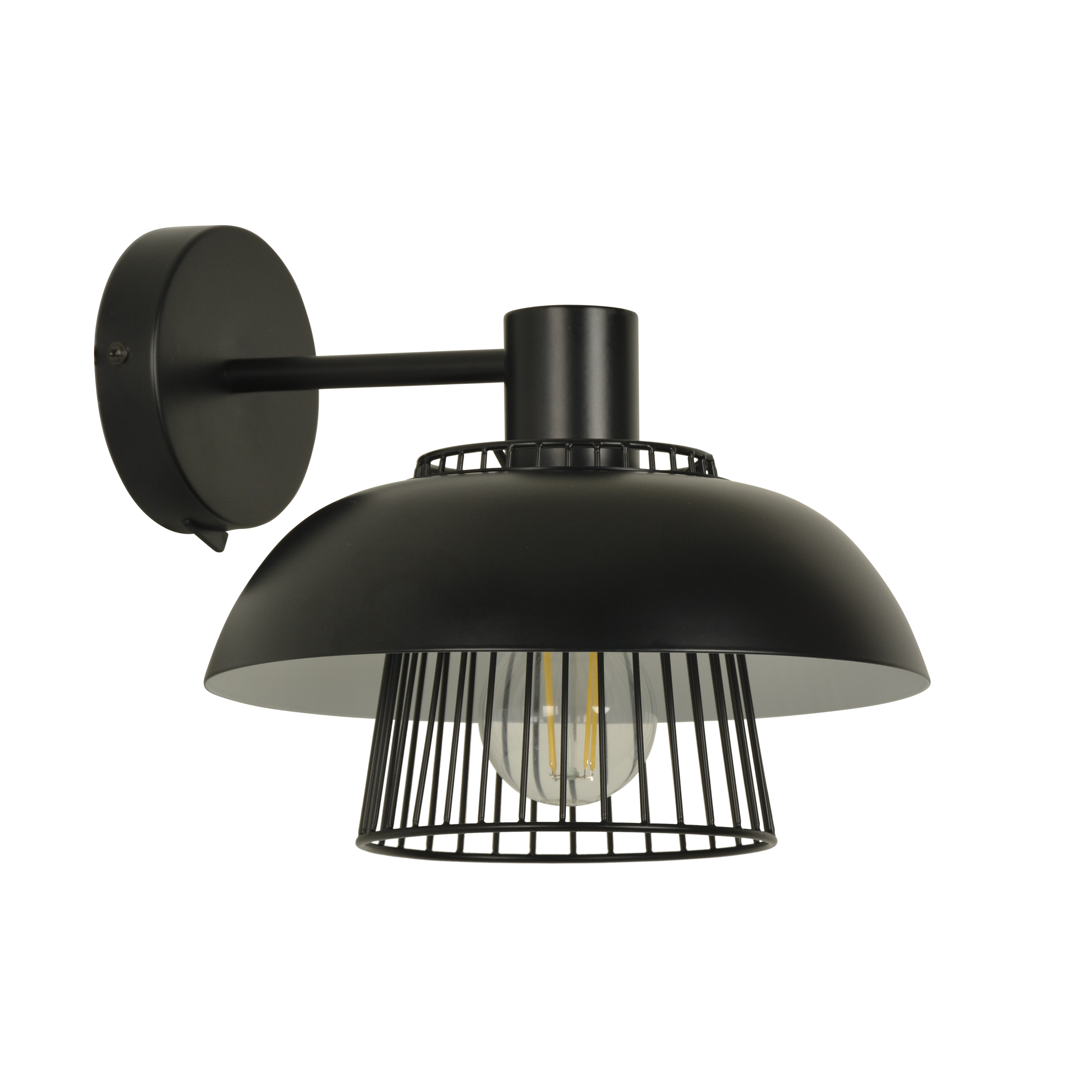 Applique murale E27 métal, noir, Sitio, INSPIRE - 4