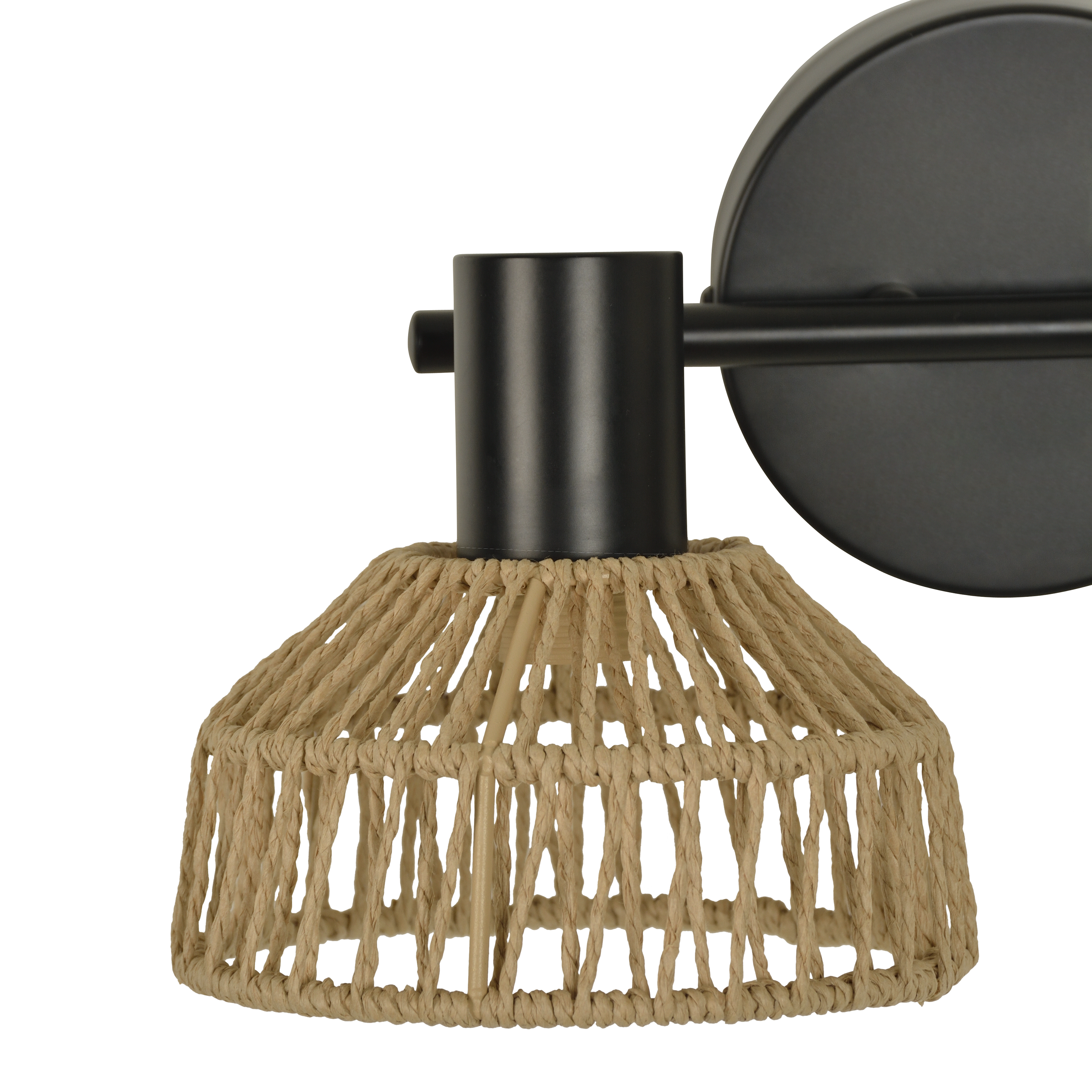 Rampe de 2 spots, E14, acier/corde, Mikona, INSPIRE - 9