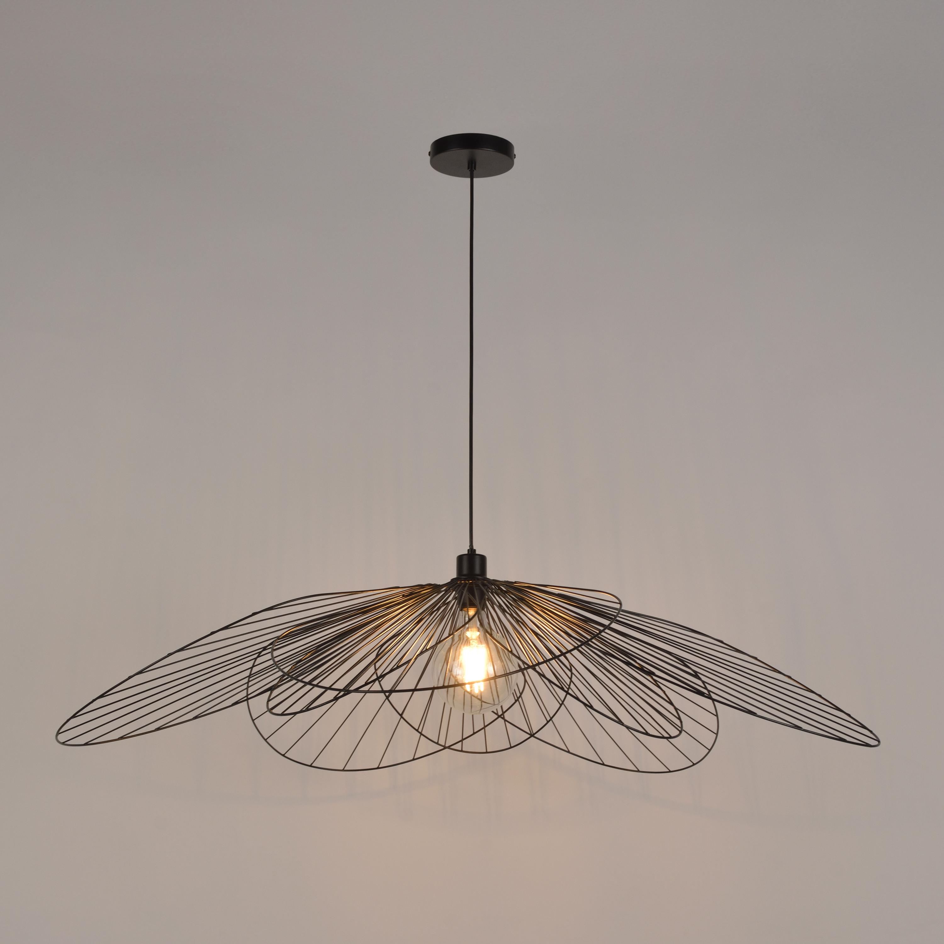 Lampa wisząca Bamako czarna E27 Inspire - 5