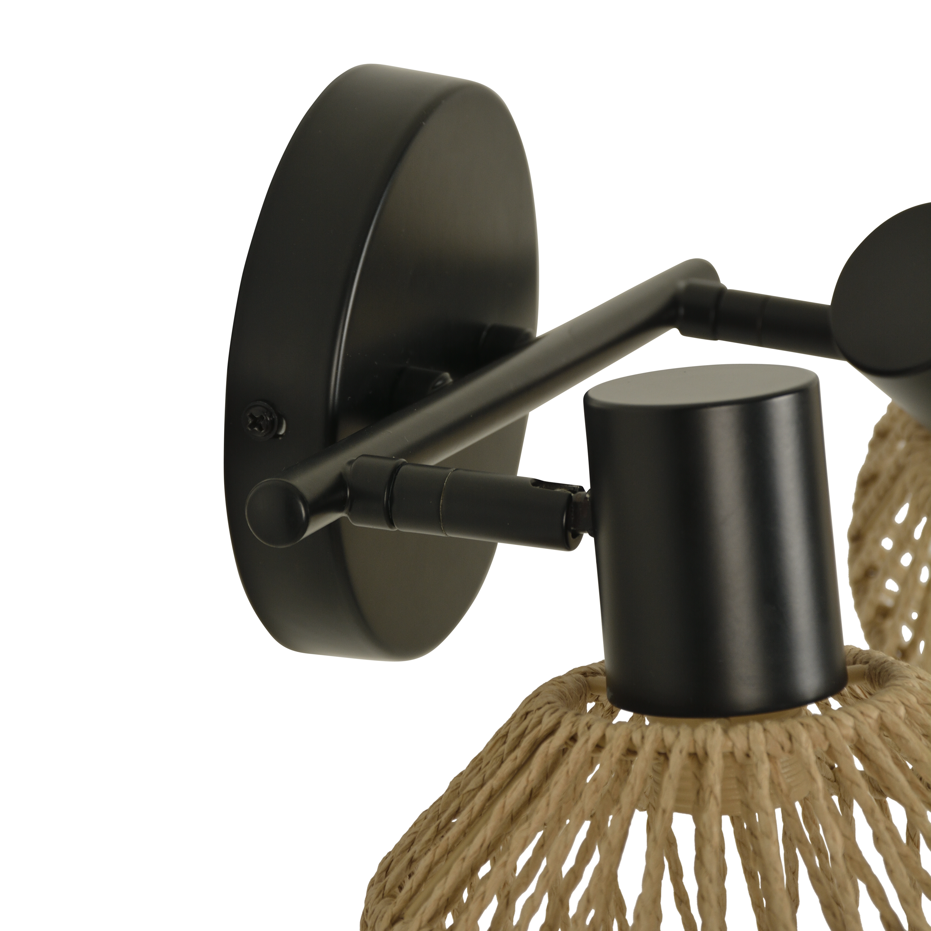 Rampe de 2 spots, E14, acier/corde, Mikona, INSPIRE - 8