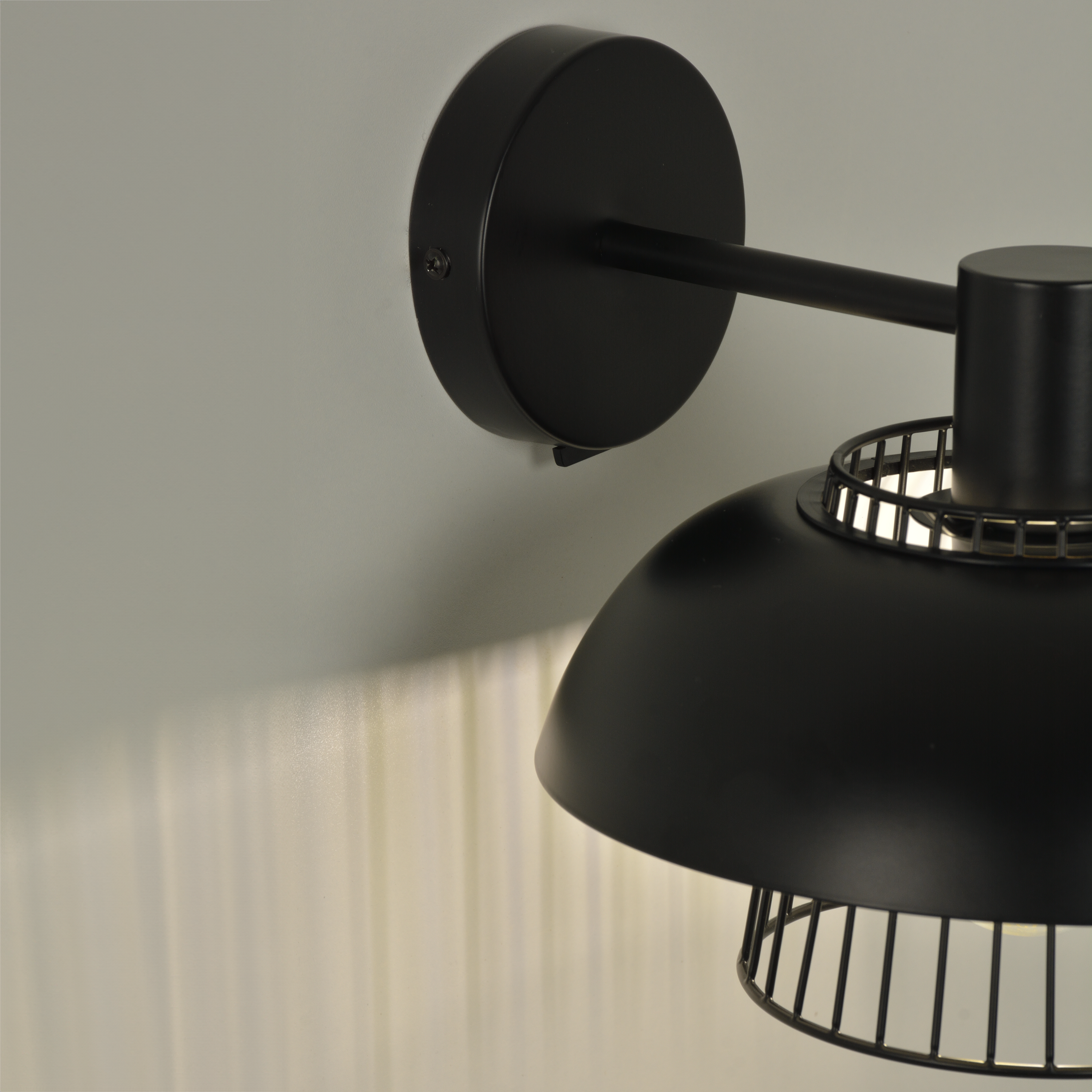 Applique murale E27 métal, noir, Sitio, INSPIRE - 8