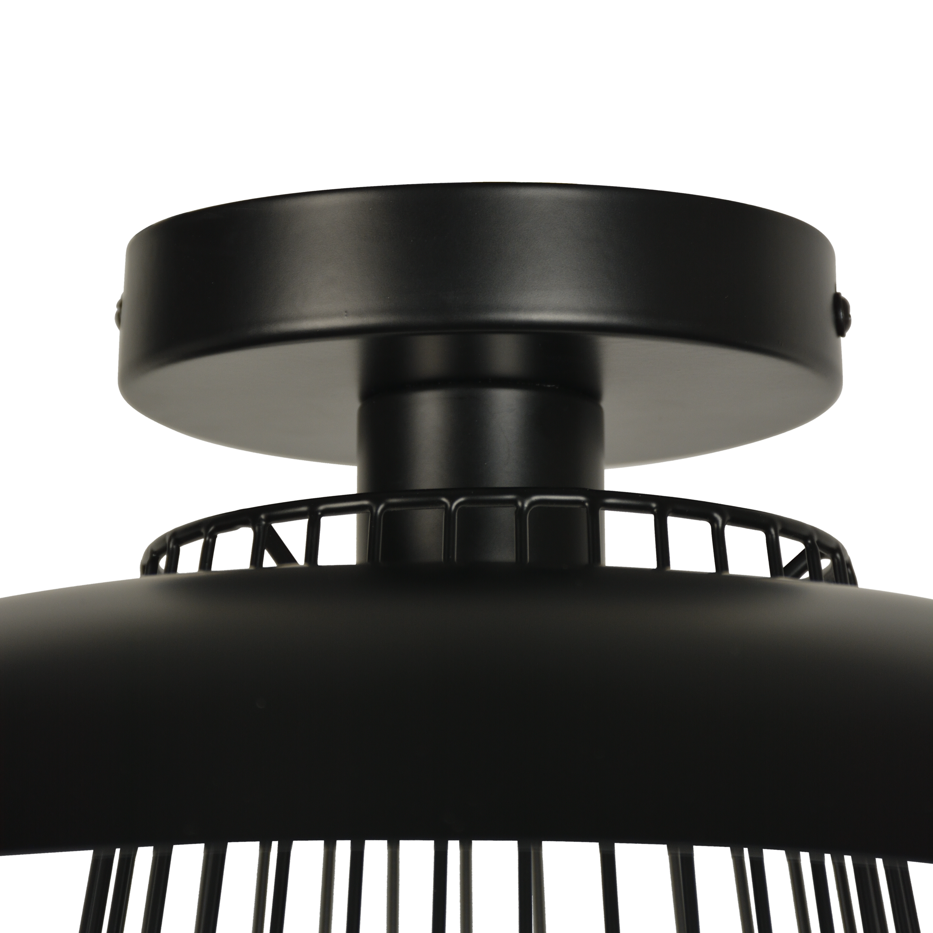 Plafonnier Sitio, métal noir, E27, D.38, INSPIRE - 10