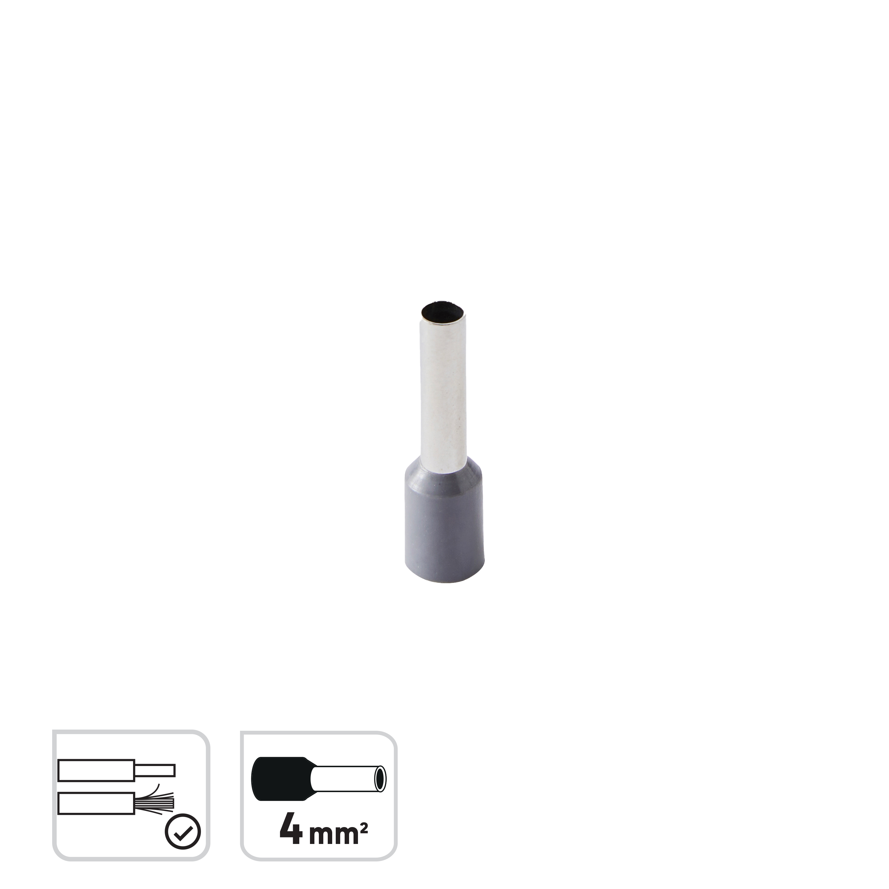 50 terminales punta hueca 4mm lexman - 5