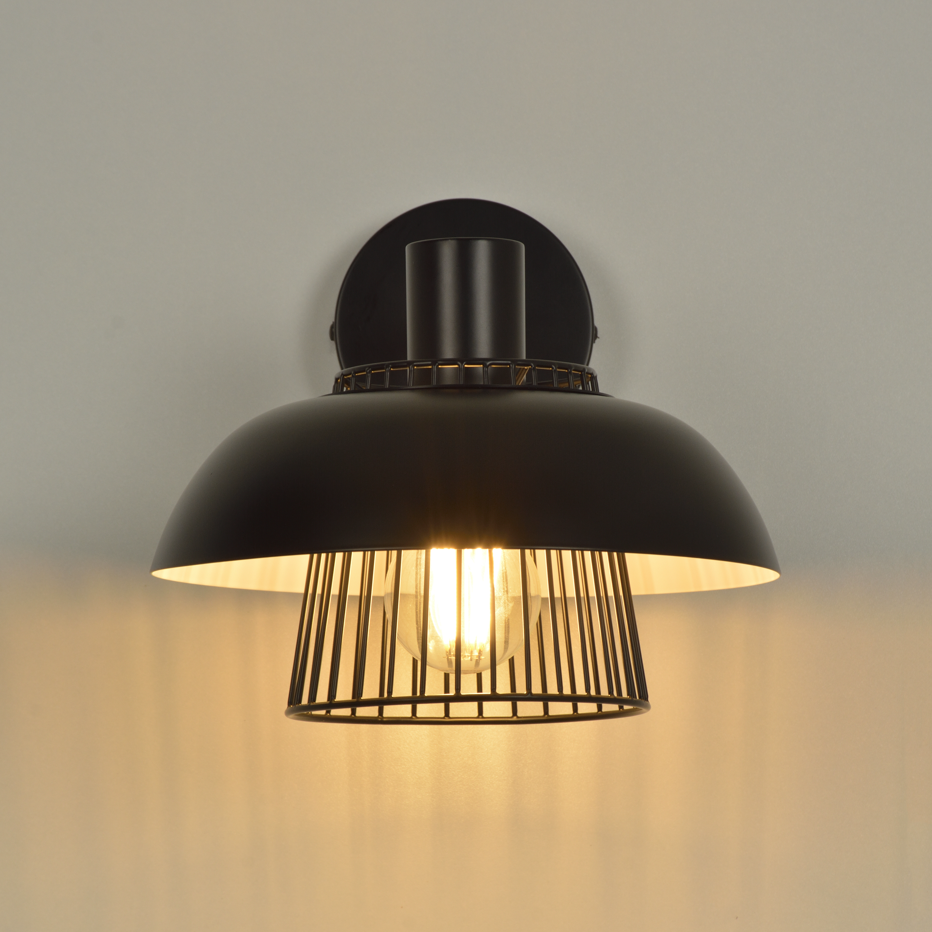 Applique murale E27 métal, noir, Sitio, INSPIRE - 7