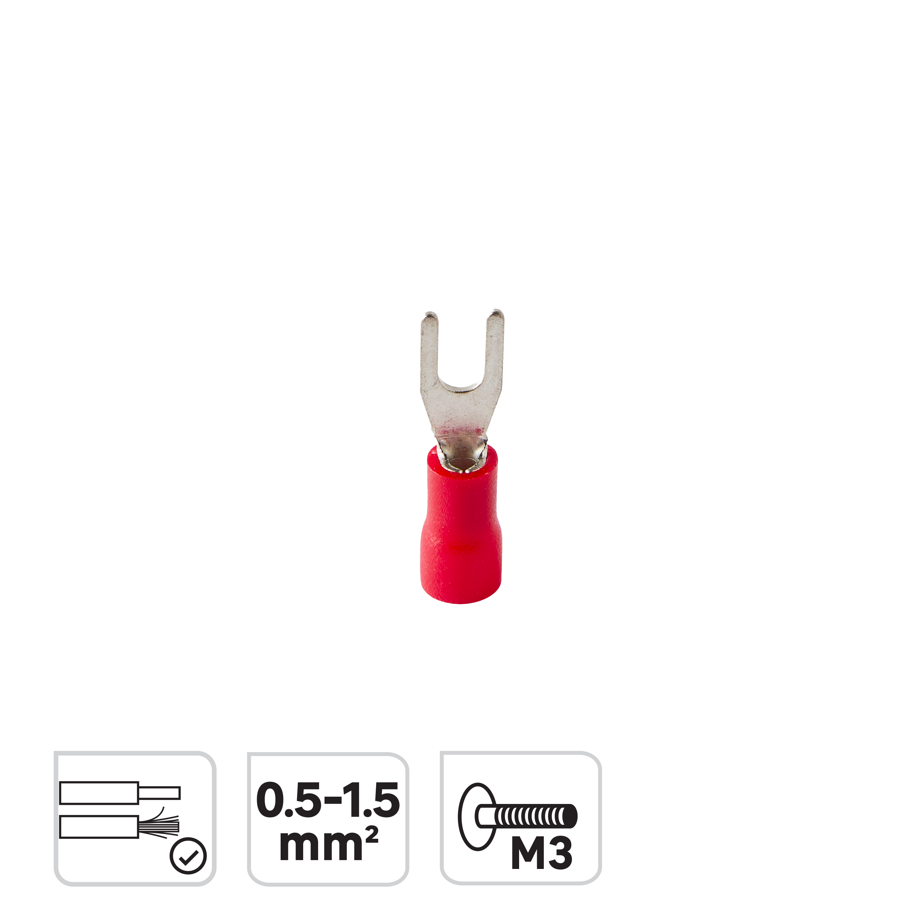 50 terminales horquilla 0.5-1.5/m3 lexman - 5