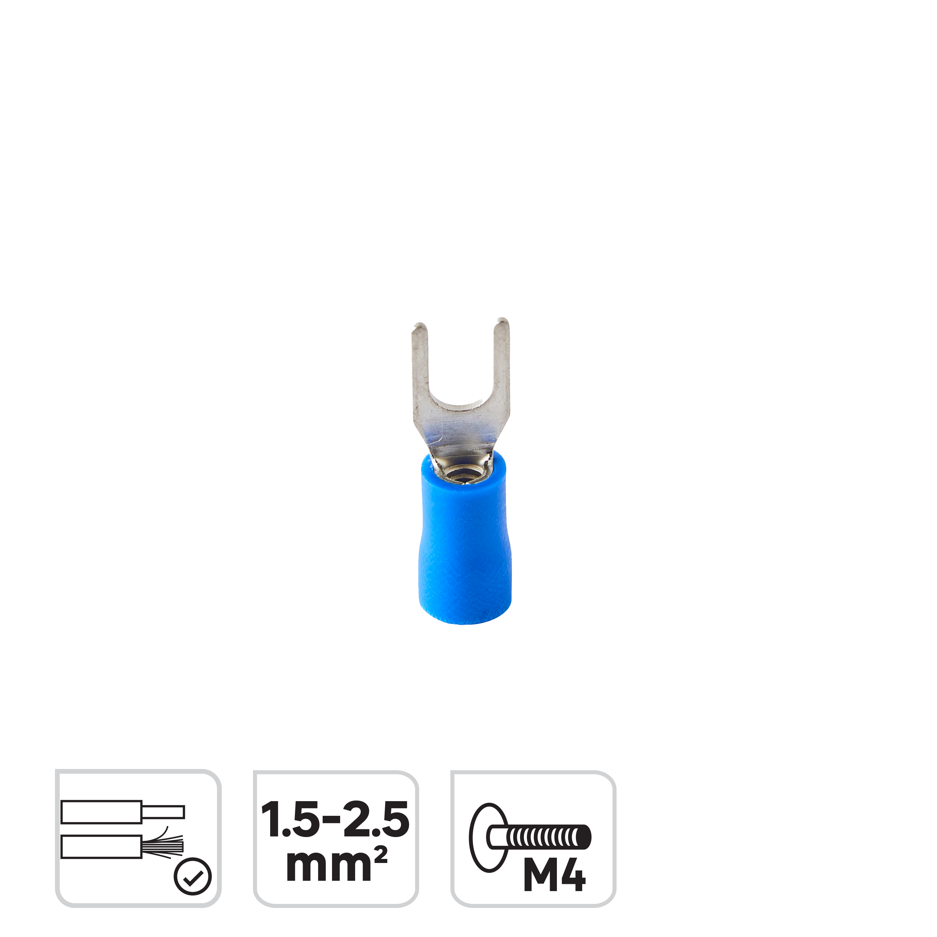50 terminales horquilla 1.5-2.5/m3 lexman - 5