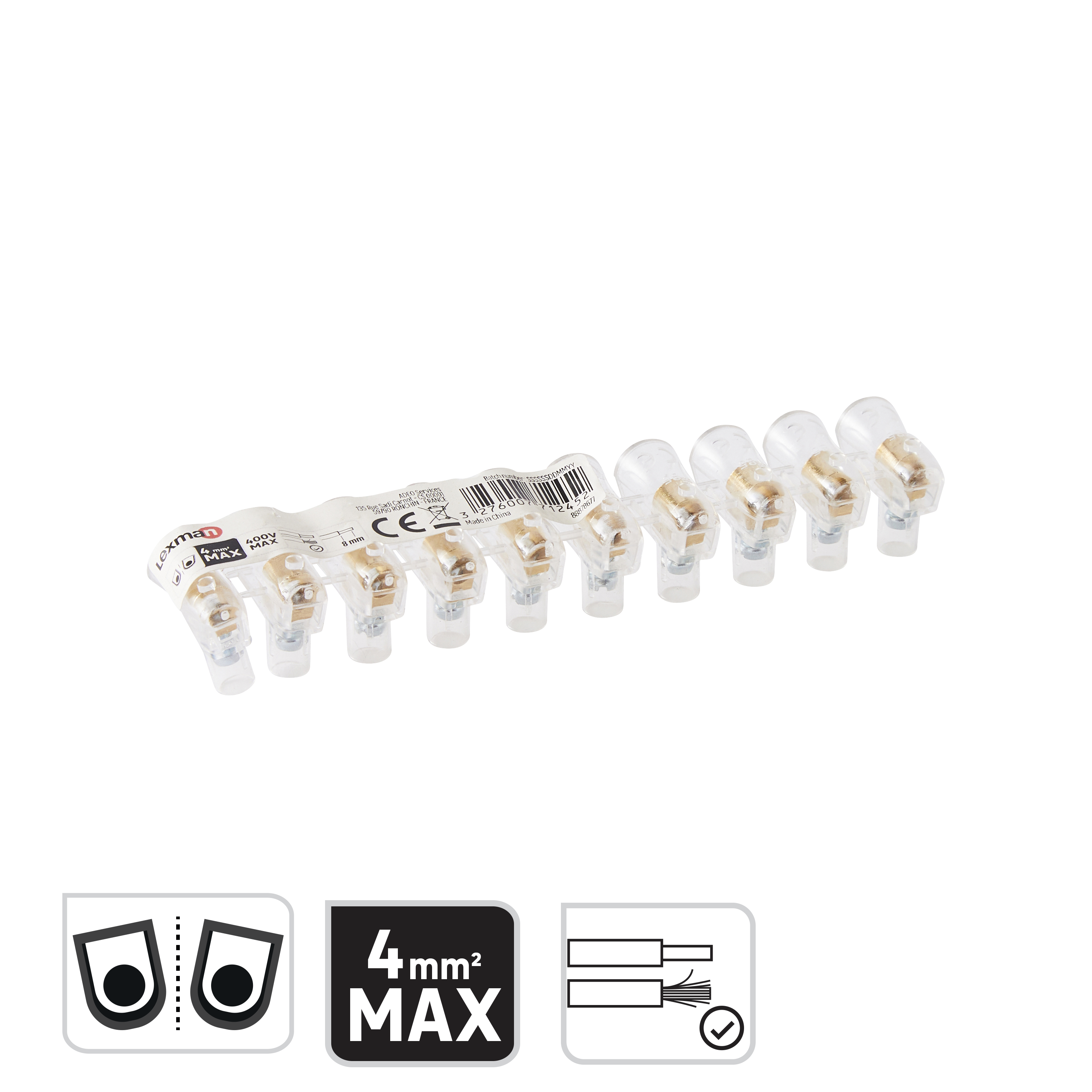 Capuchon conexión 4mm trans. LEXMAN - 2