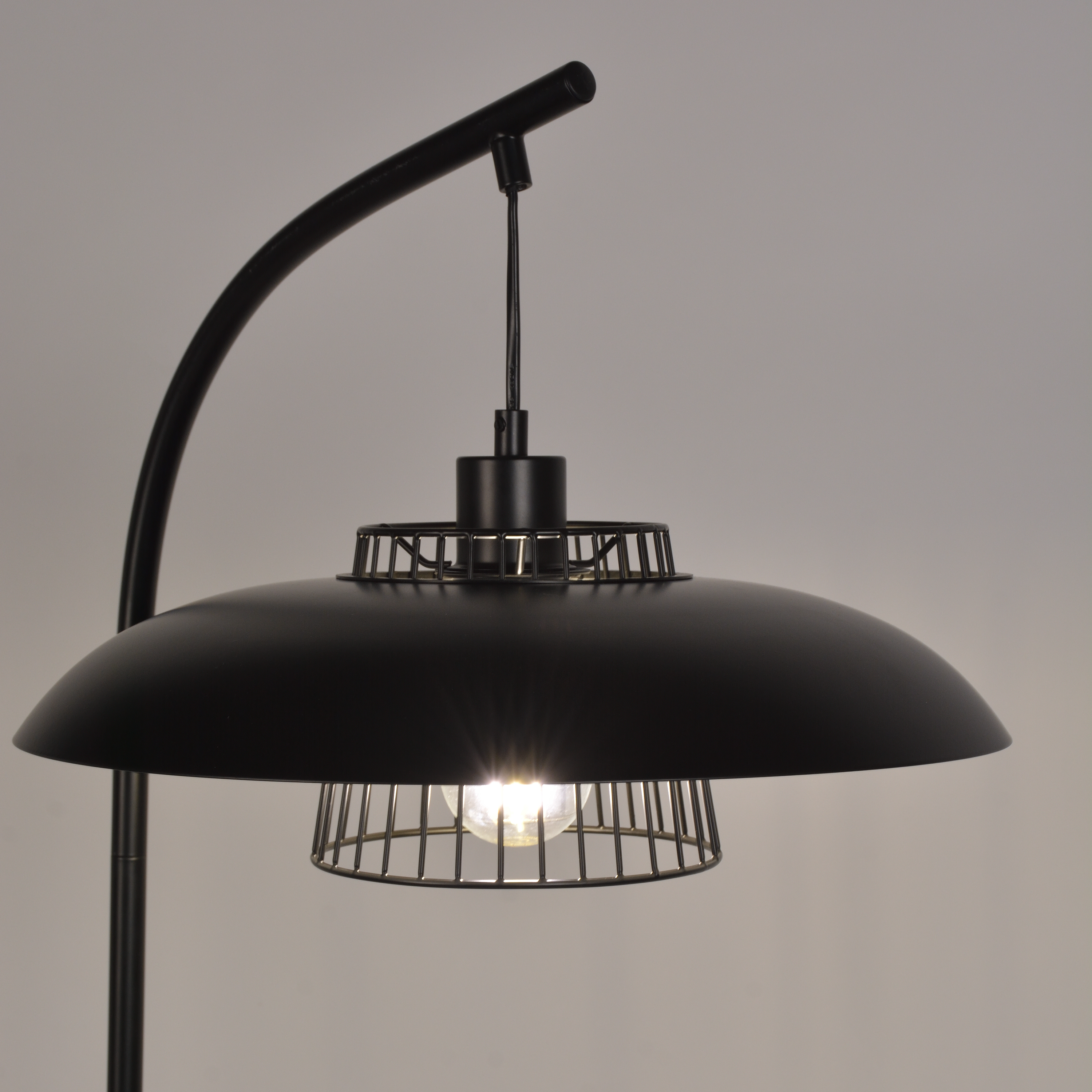 Lampadaire Sitio, acier, noir,  H.168 cm INSPIRE, E27 - 9