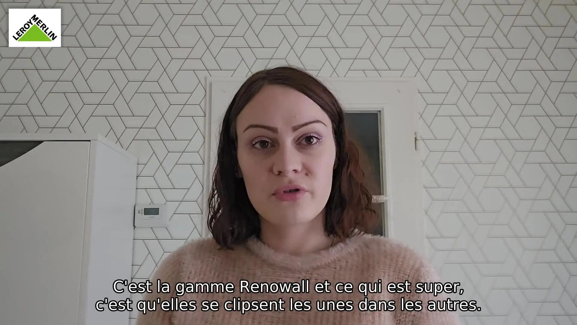video un client donne son avis dalles murales renowall