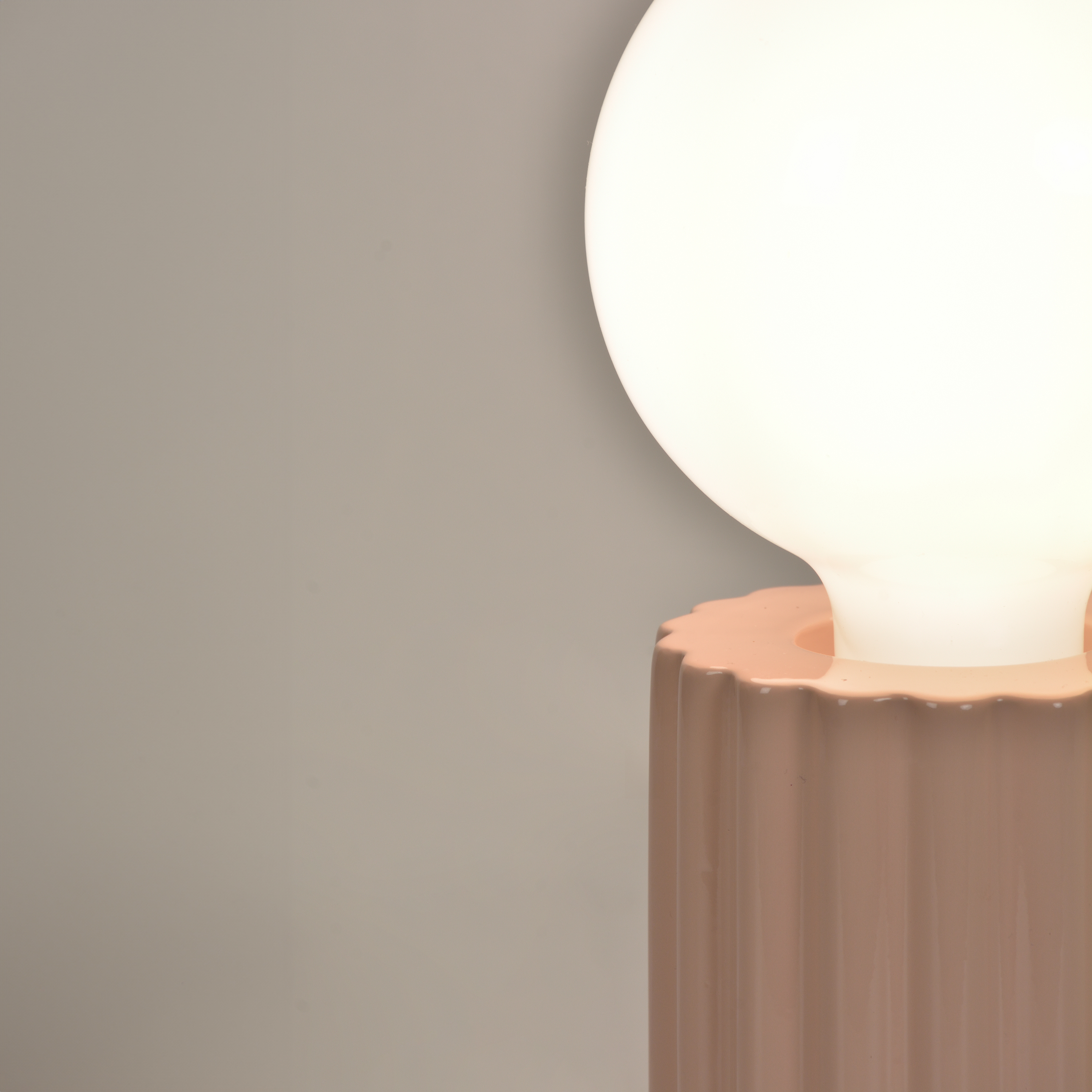 Lampe Tyamo, céramique, rose, H.13.5 cm INSPIRE, E27 - 6