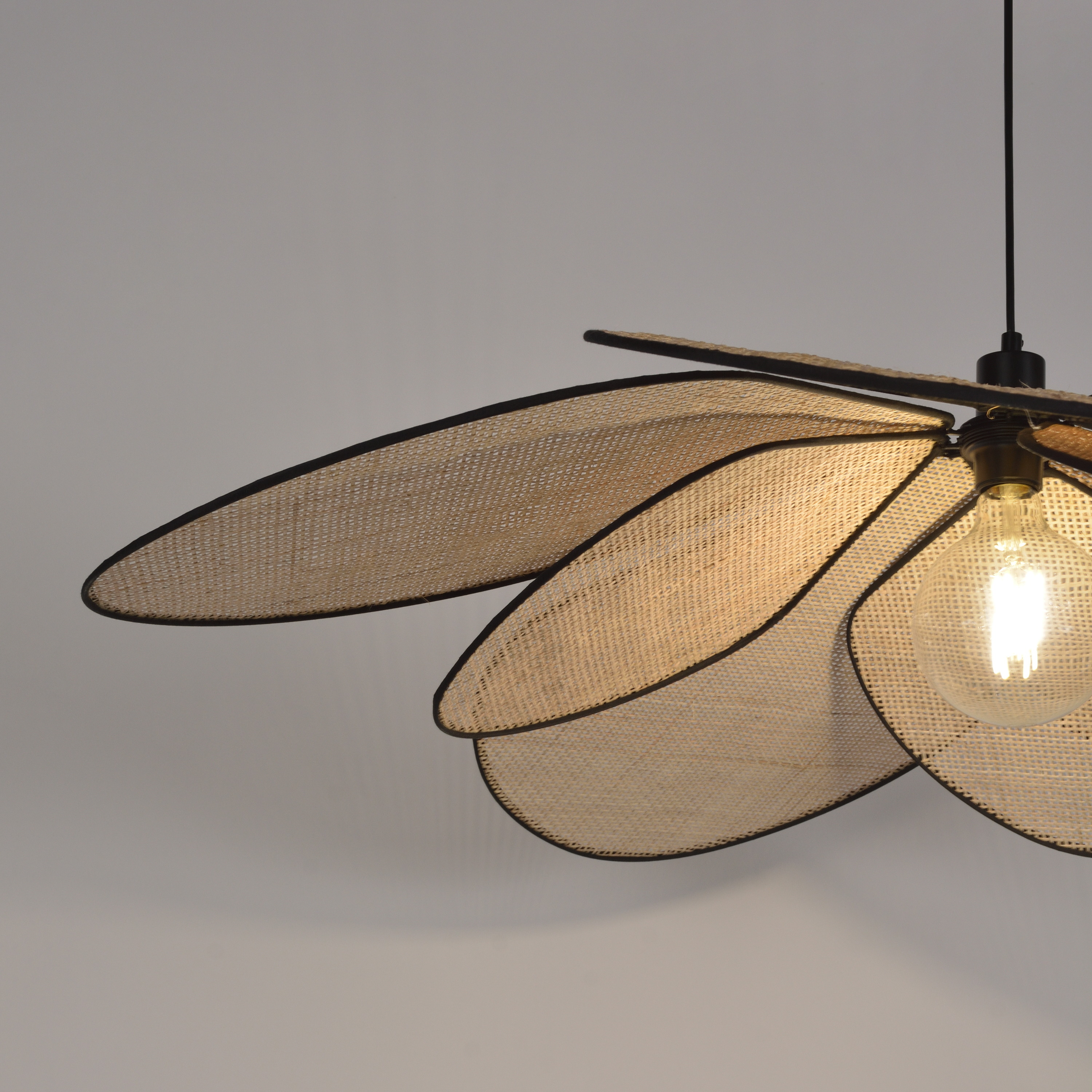 Suspension rotin, Bamako, beige, Diam.110 cm INSPIRE, E27 - 4