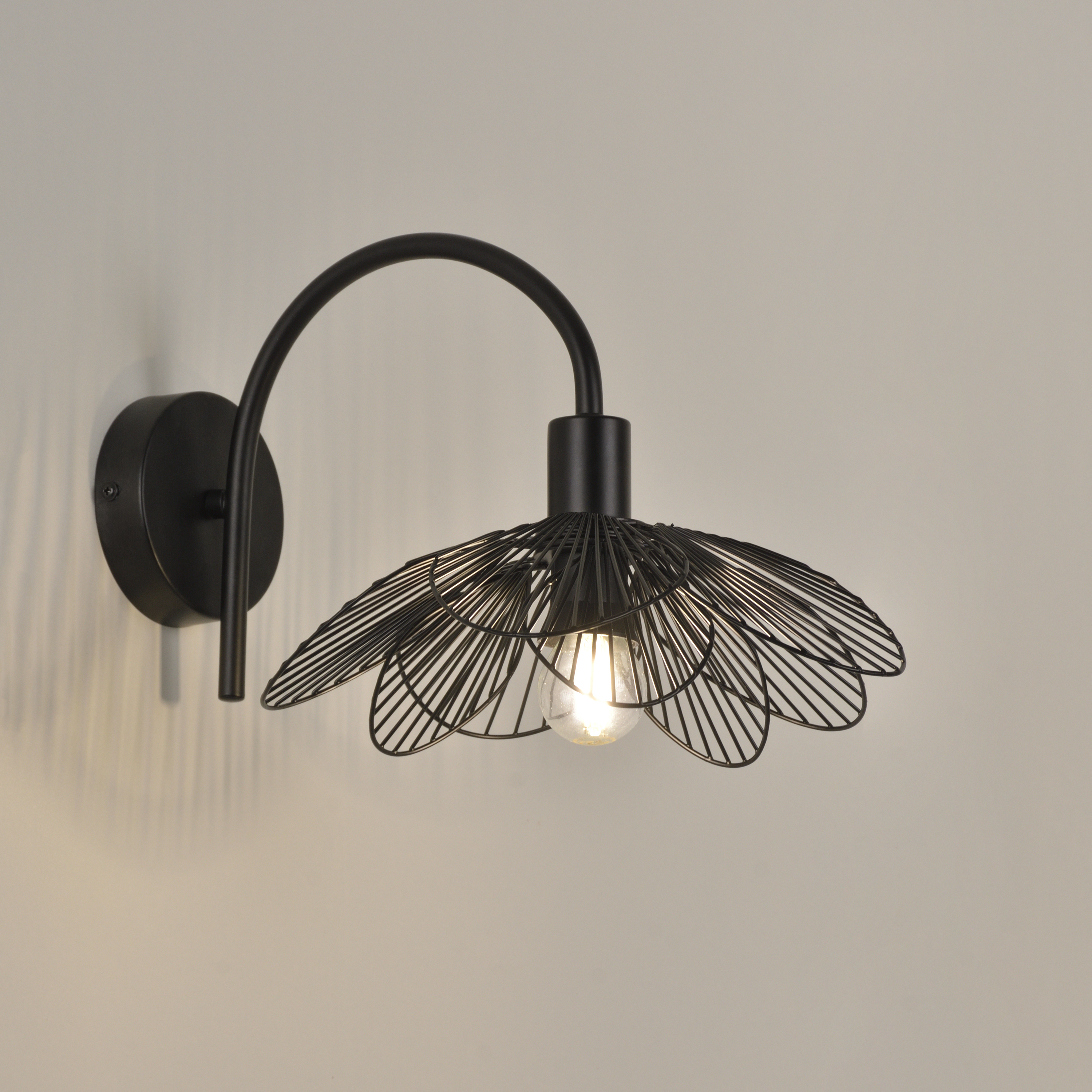 Kinkiet Bamako czarny E27 Inspire - 6