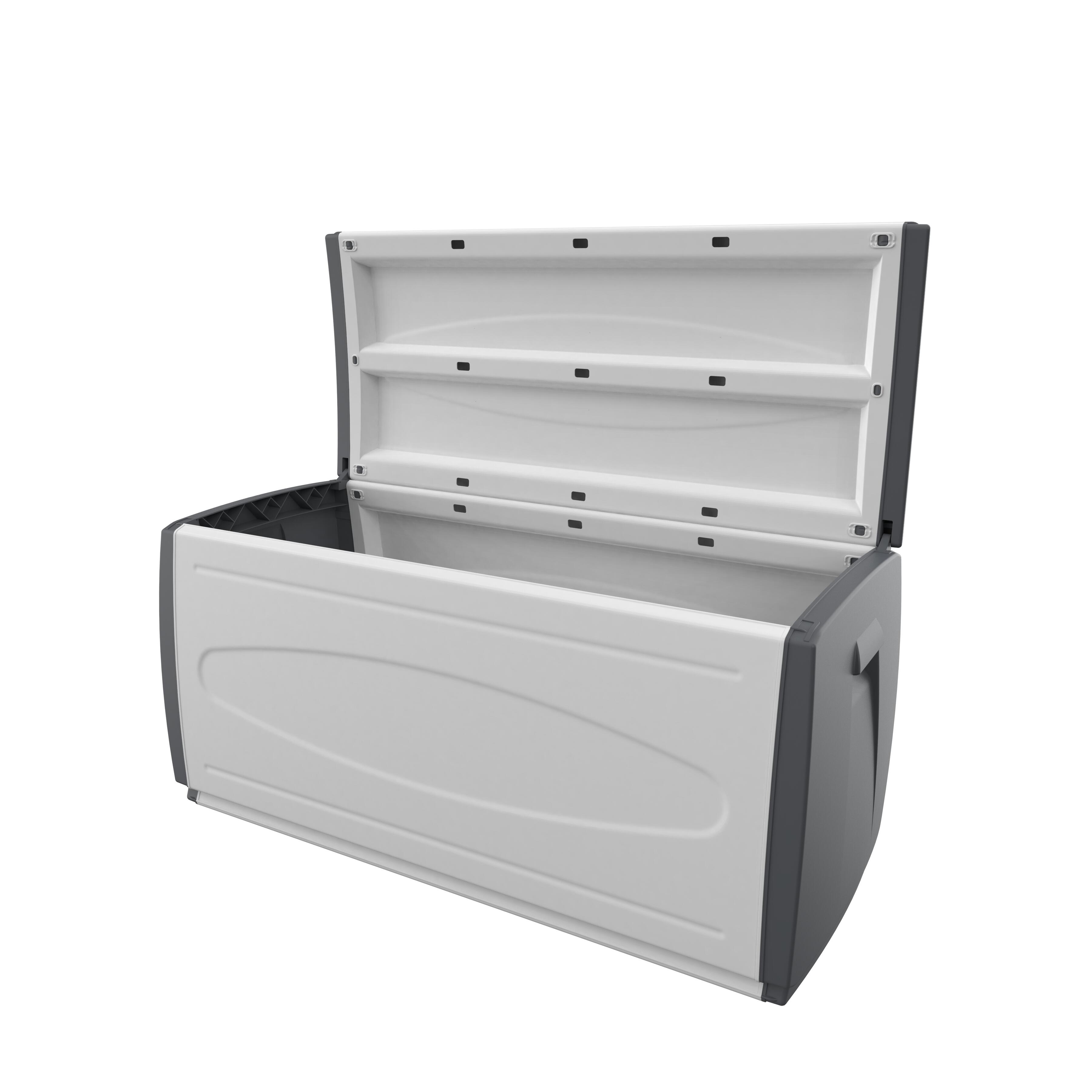 Baule TERRY STORAGE Box 120 Arredo in polipropilene grigio/grigio scuro ...