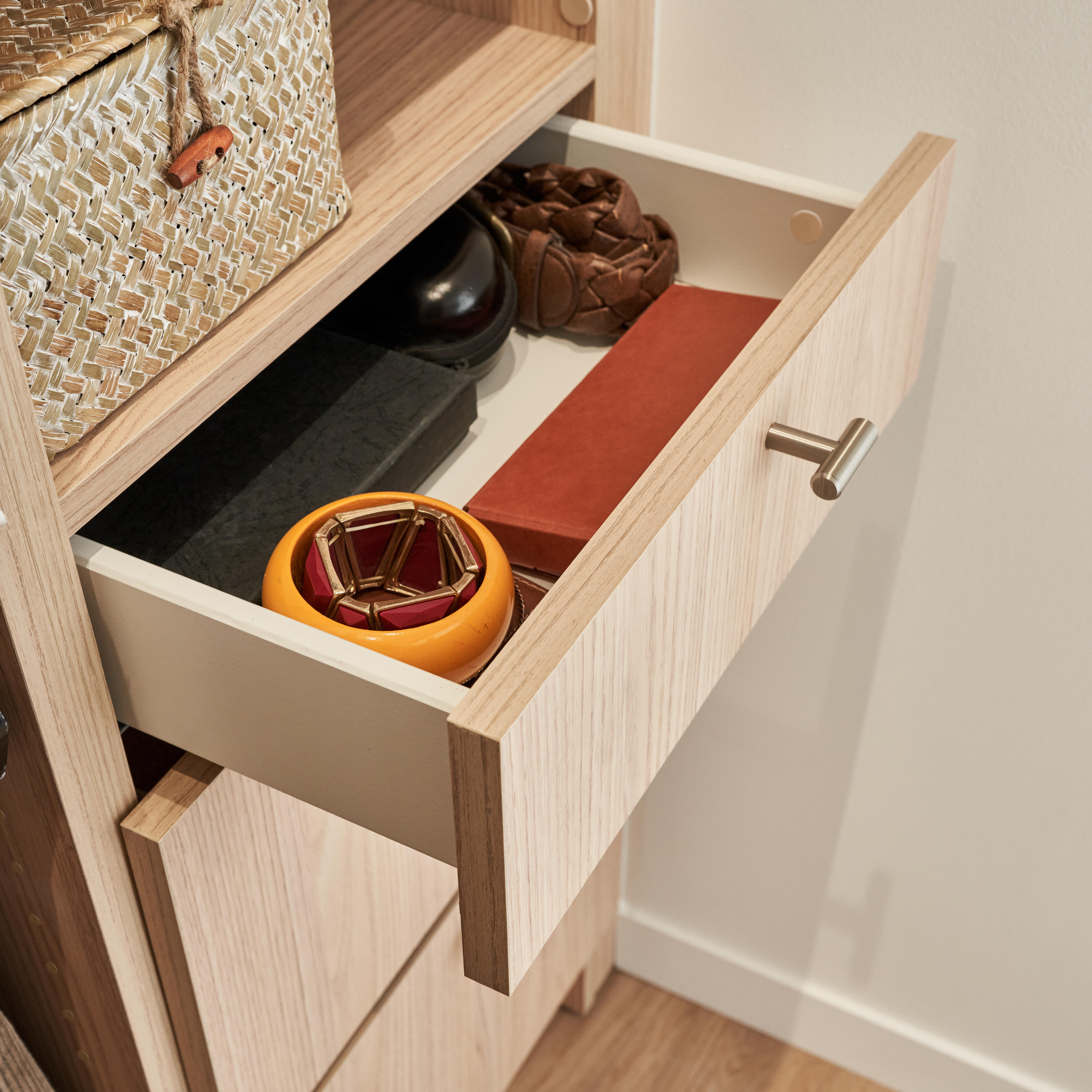 Structure de tiroir blanc H8XL35.2XP48cm pour caisson SPACEO Evo'M L40XP54cm - 3