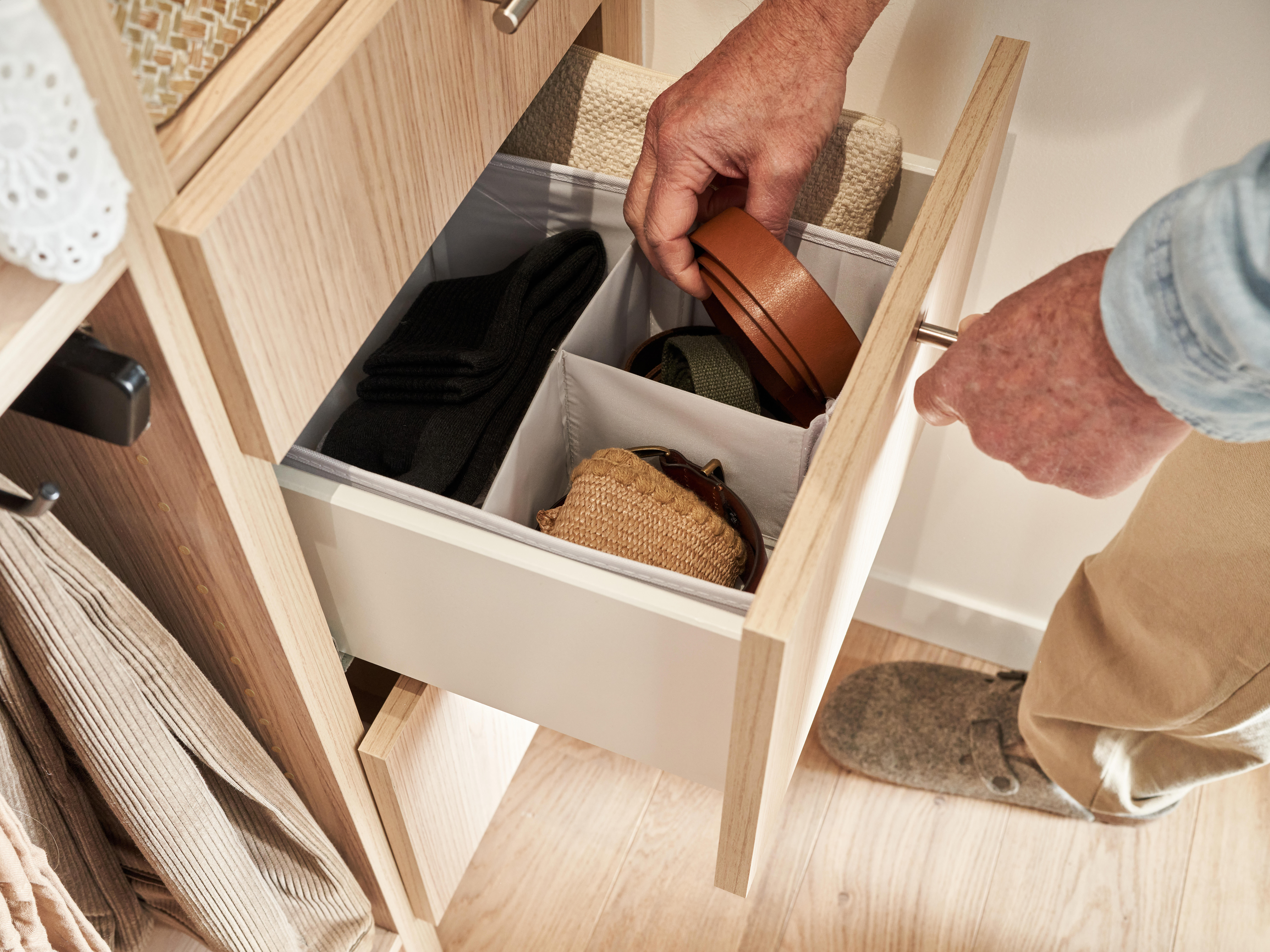 Structure de tiroir blanc H15XL33.4XP48cm pour caisson SPACEO Evo'M L40XP54cm - 5