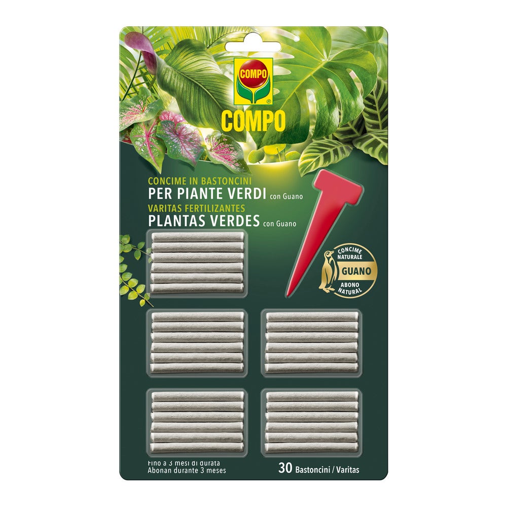 Abono varitas plantas verde 24+6 compo