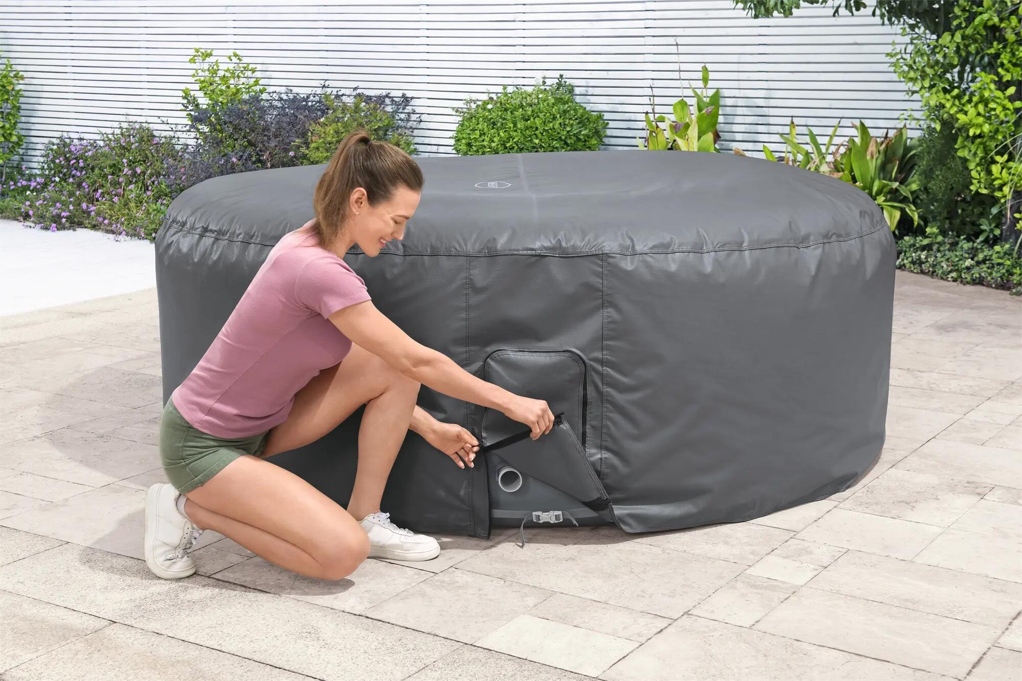 Couverture thermique pour spa rond, Diam.216 x H.71cm - 12
