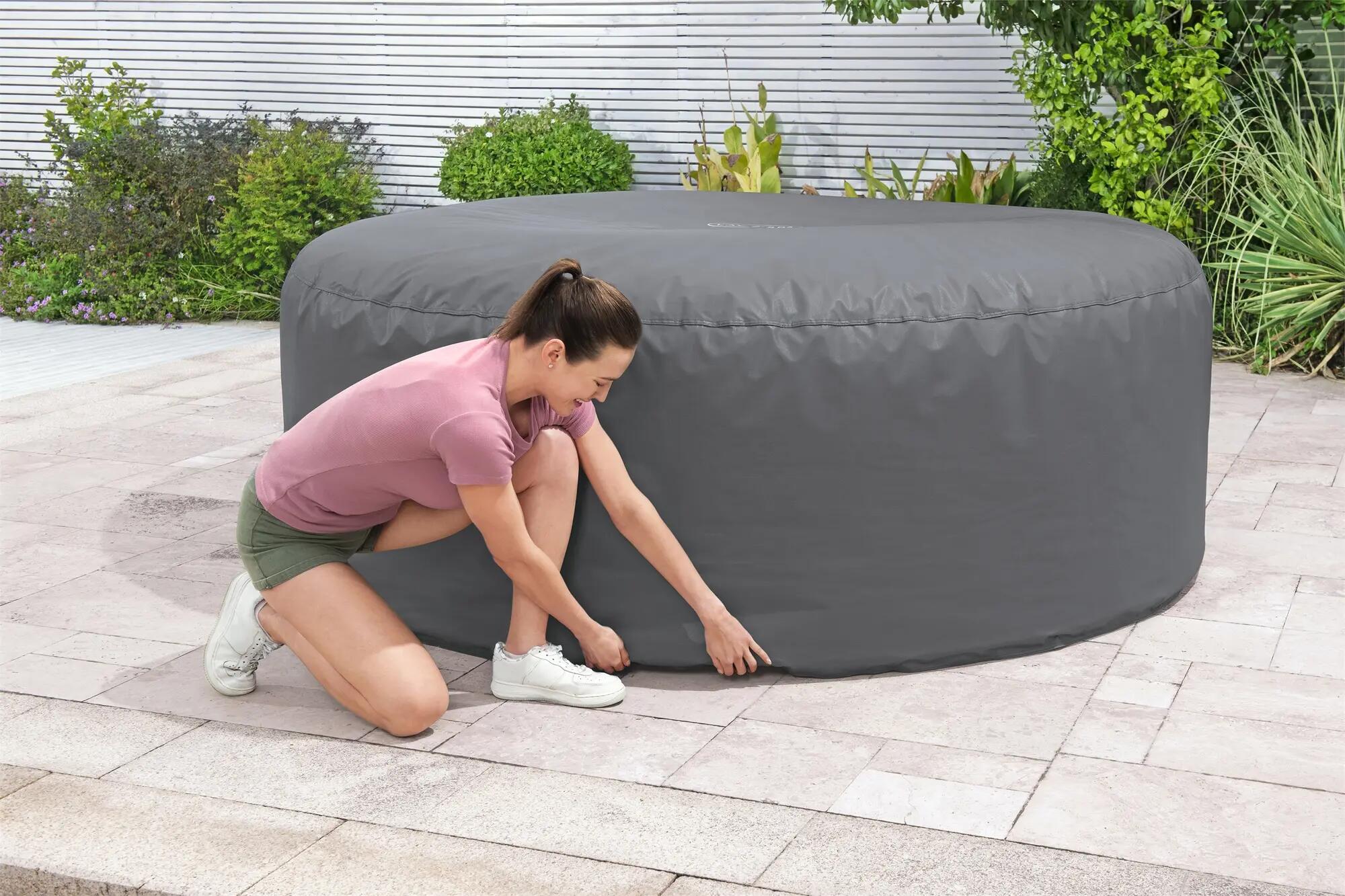 Couverture thermique pour spa rond, Diam.216 x H.71cm - 5