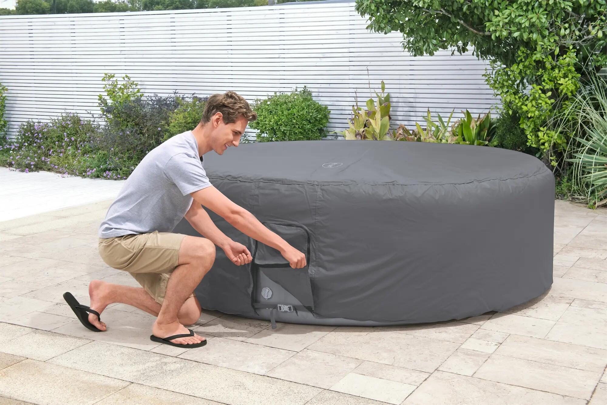 Couverture thermique pour spa rond, Diam.236 x H.71cm - 6