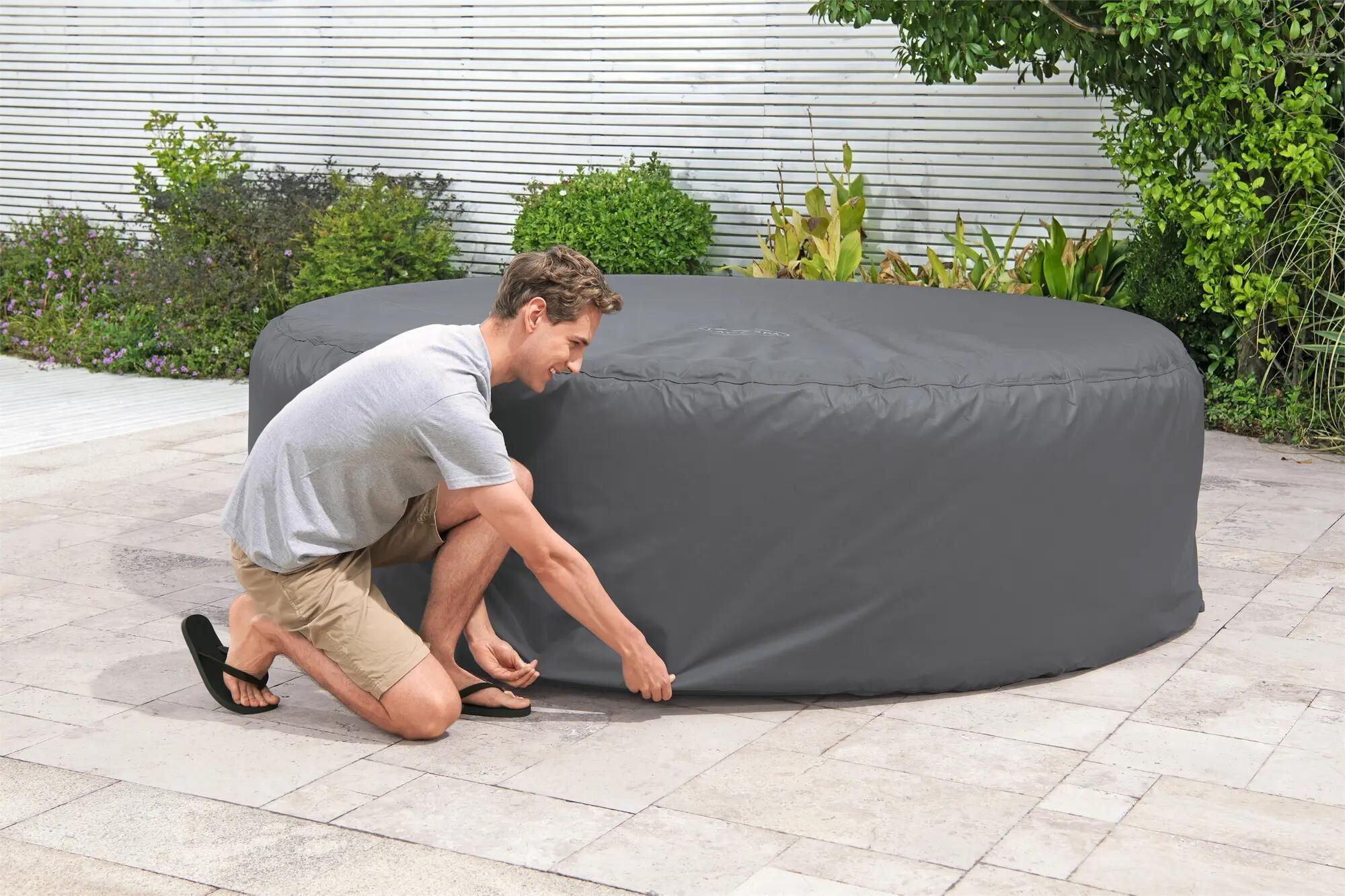 Couverture thermique pour spa rond, Diam.236 x H.71cm - 5