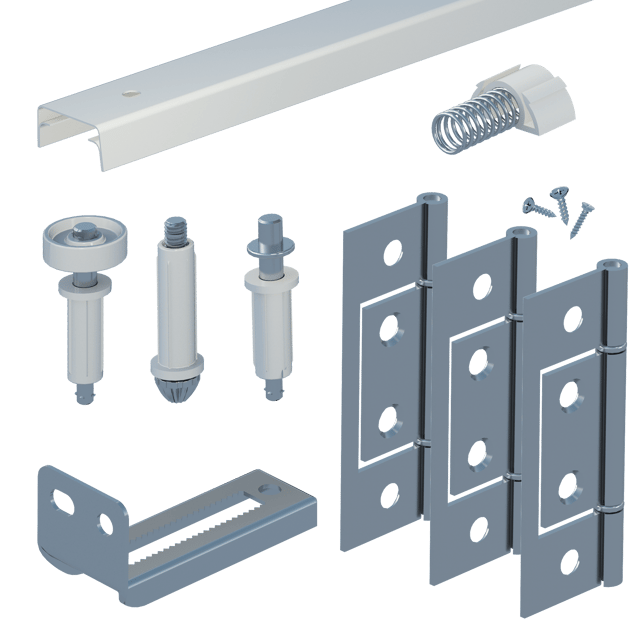 System do drewnianych drzwi składanych Gamma 908 mm Spaceo