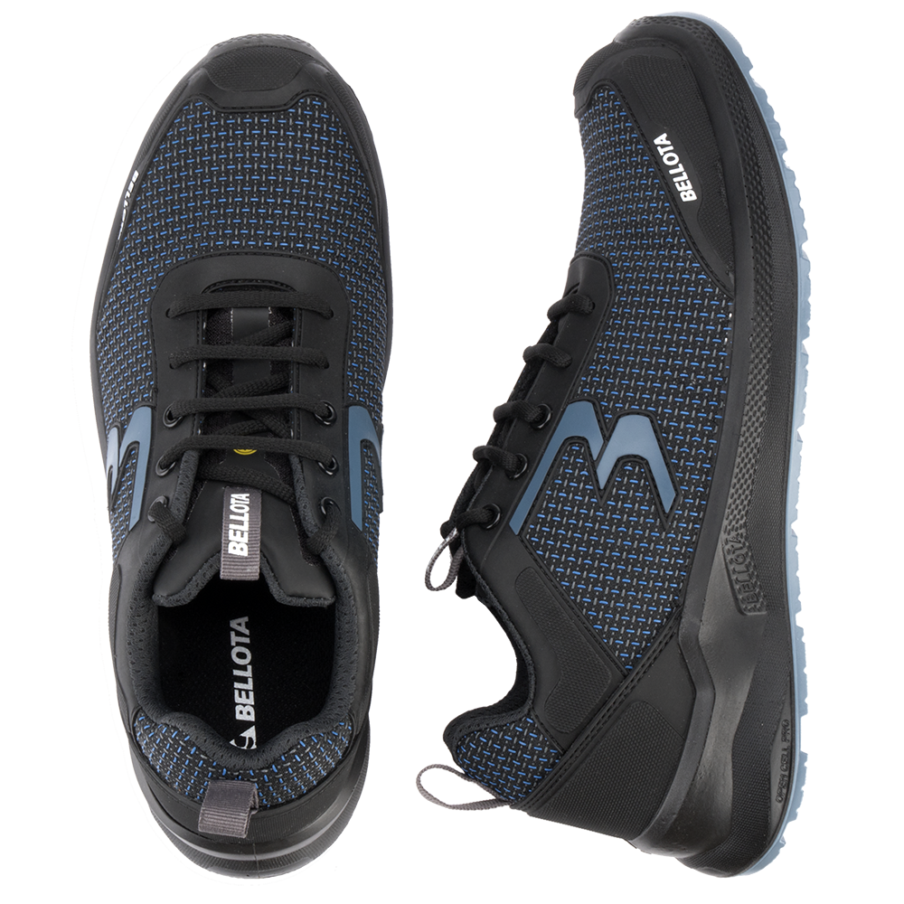 Sapato de segurança baixo azul S3 tamanho 42 Bellota Run - 2