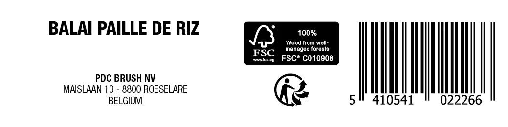 Balai paille de riz 5 fils - 2