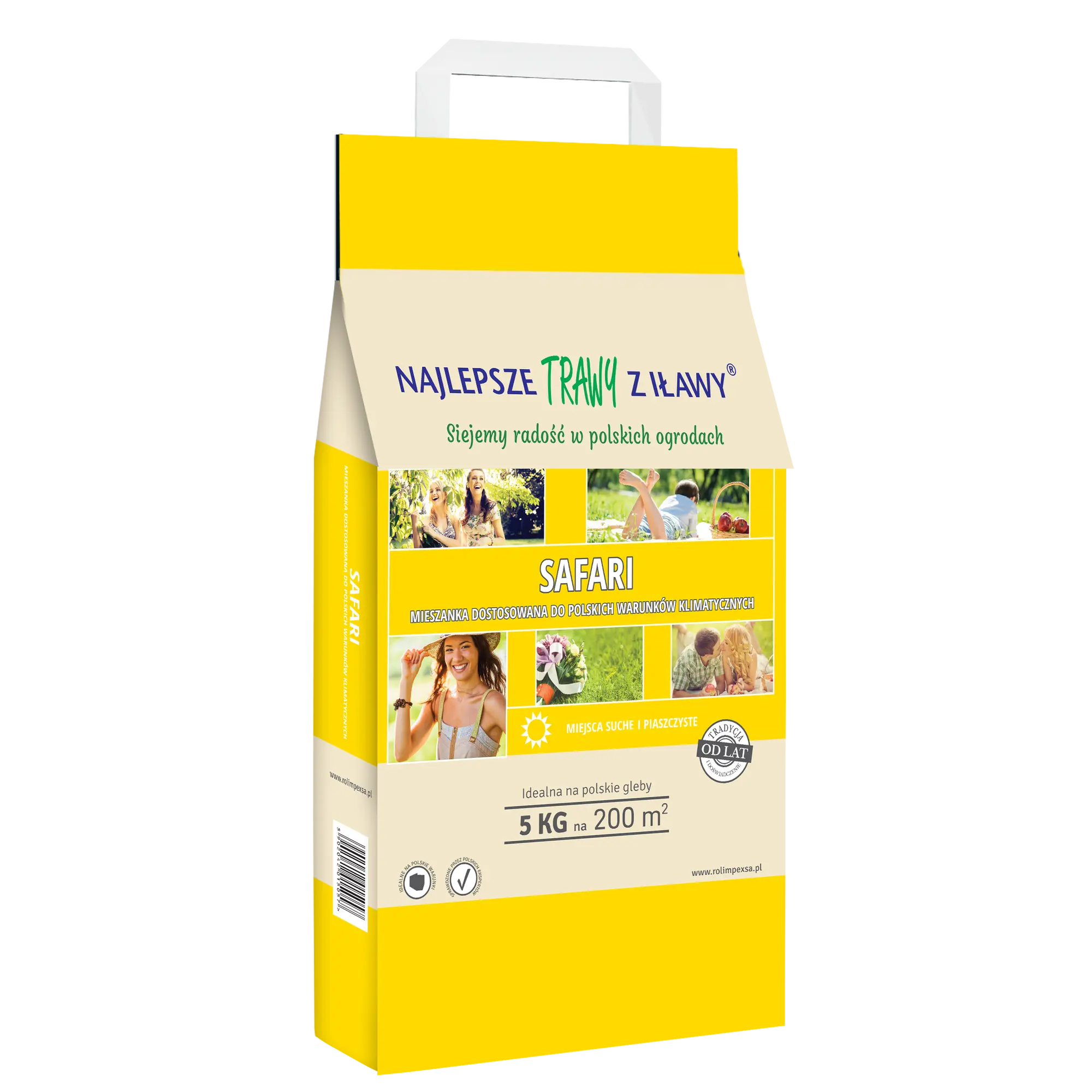 Nasiona trawy na miejsca nasłonecznione 5kg Najlepsze trawy z Iławy