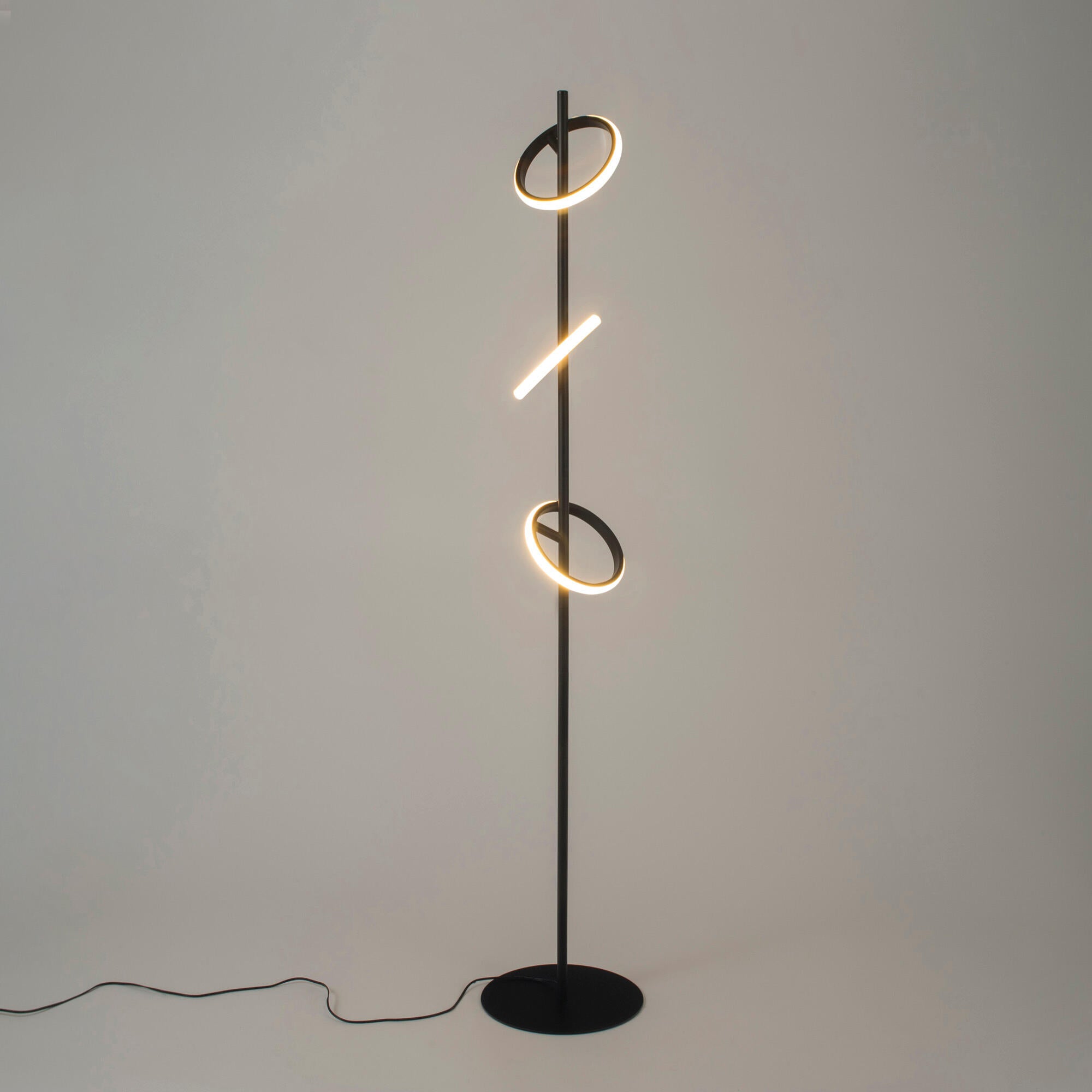 Lampa podłogowa Kapeo czarna LED Inspire - 19