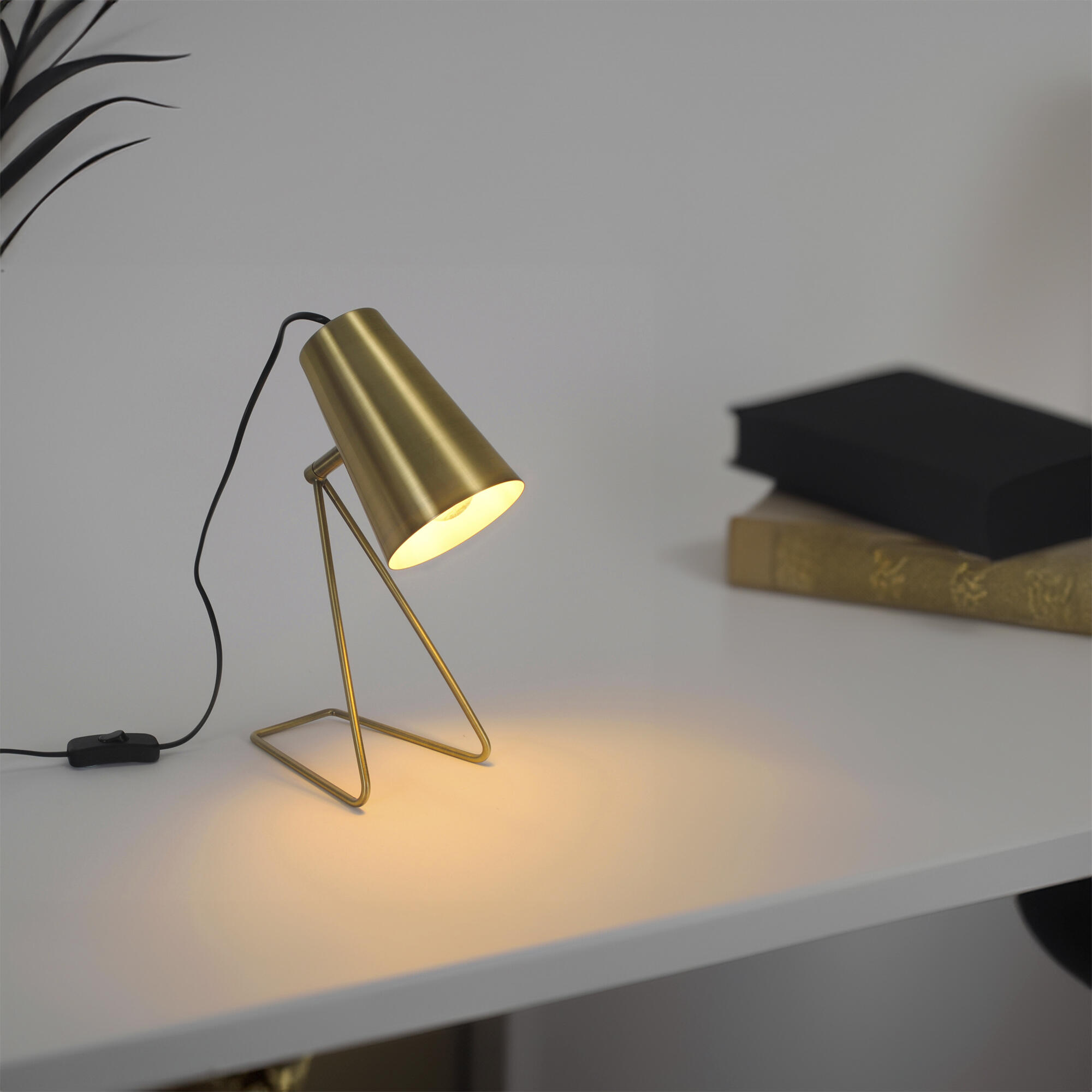 Lampa stołowa Moeta złota E14 Inspire - 9