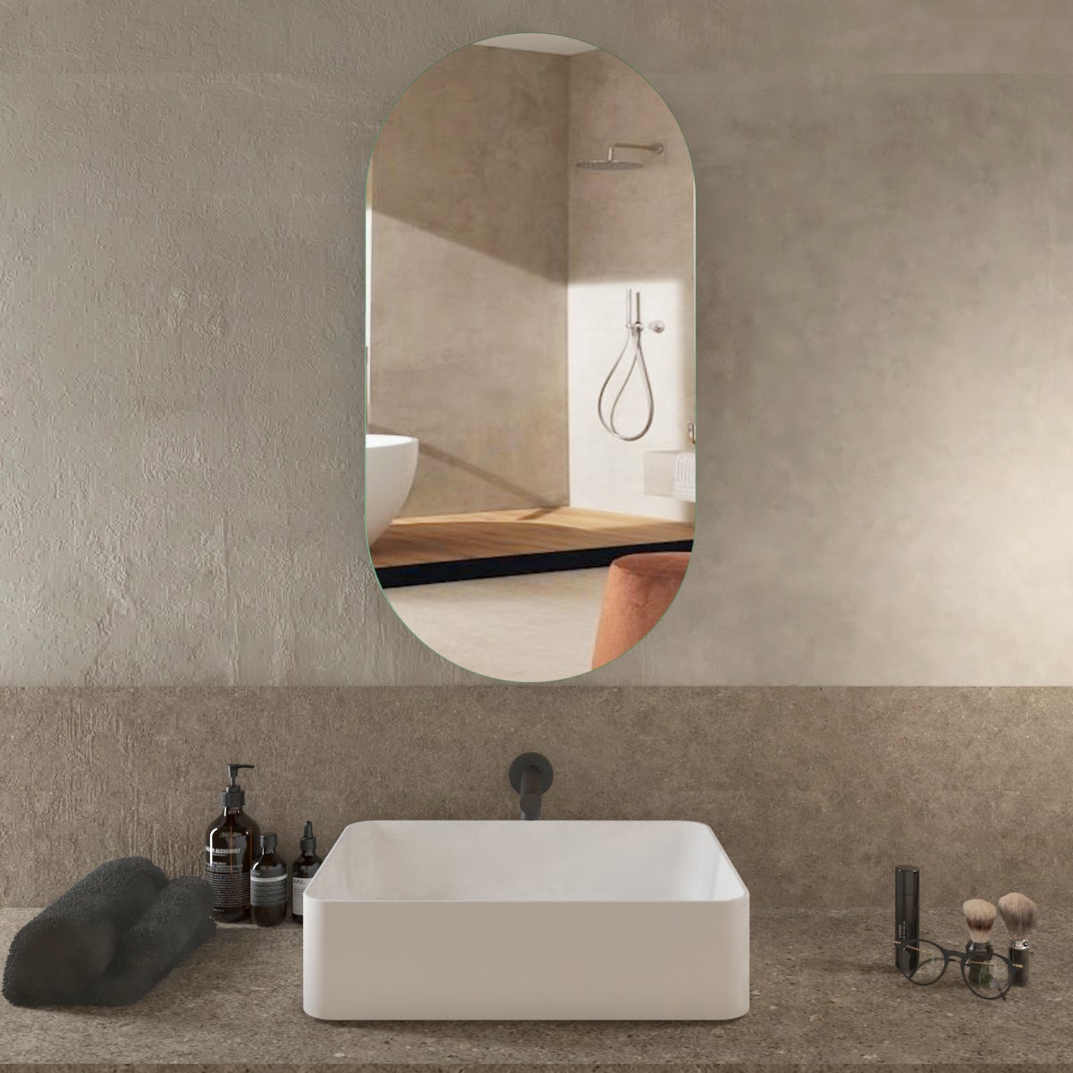 Sendmeamirror Anatra Specchio 20 cm x 16 cm