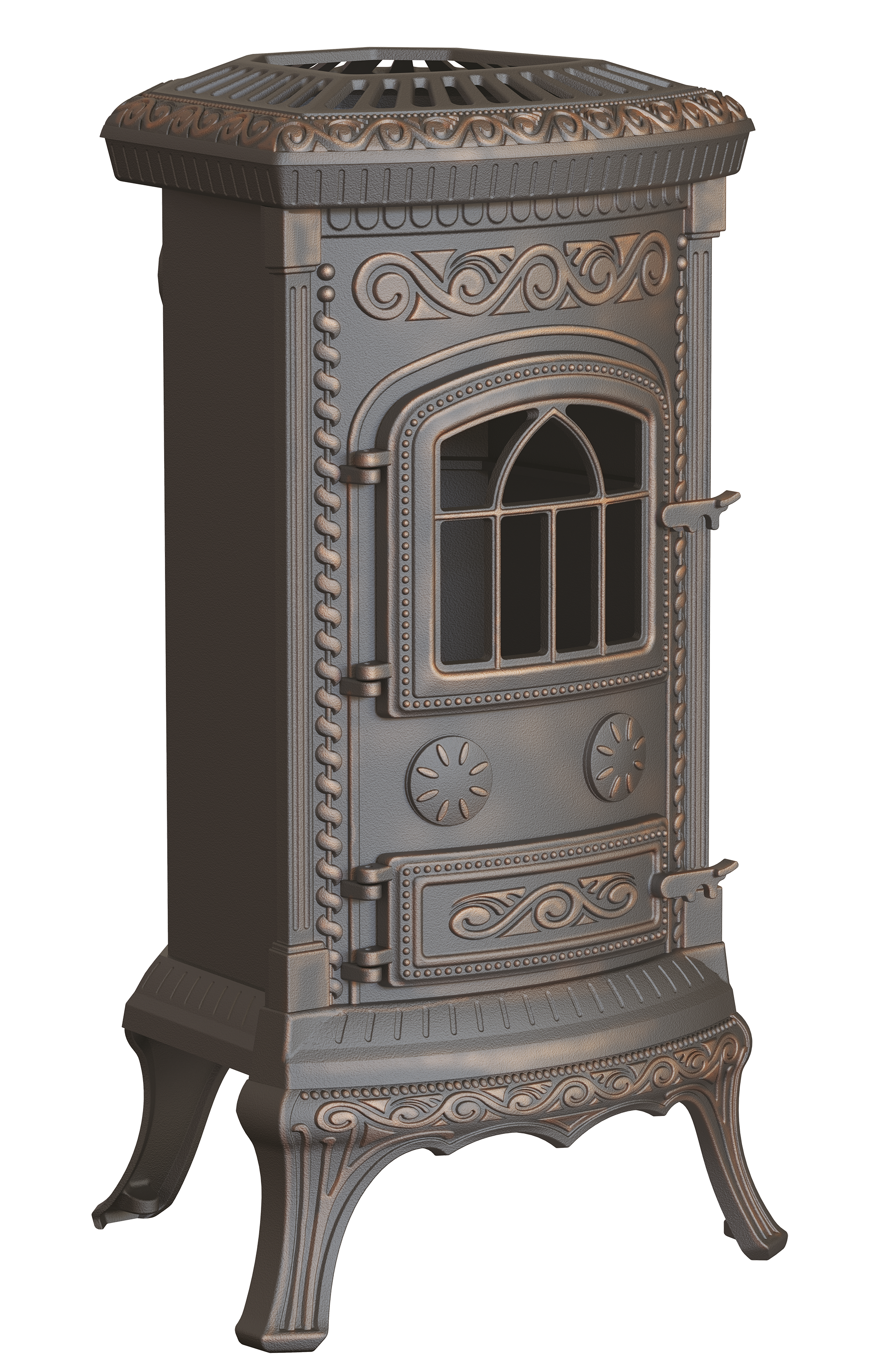 Piec kominkowy Plato patyna eko 6 kW Nordflam