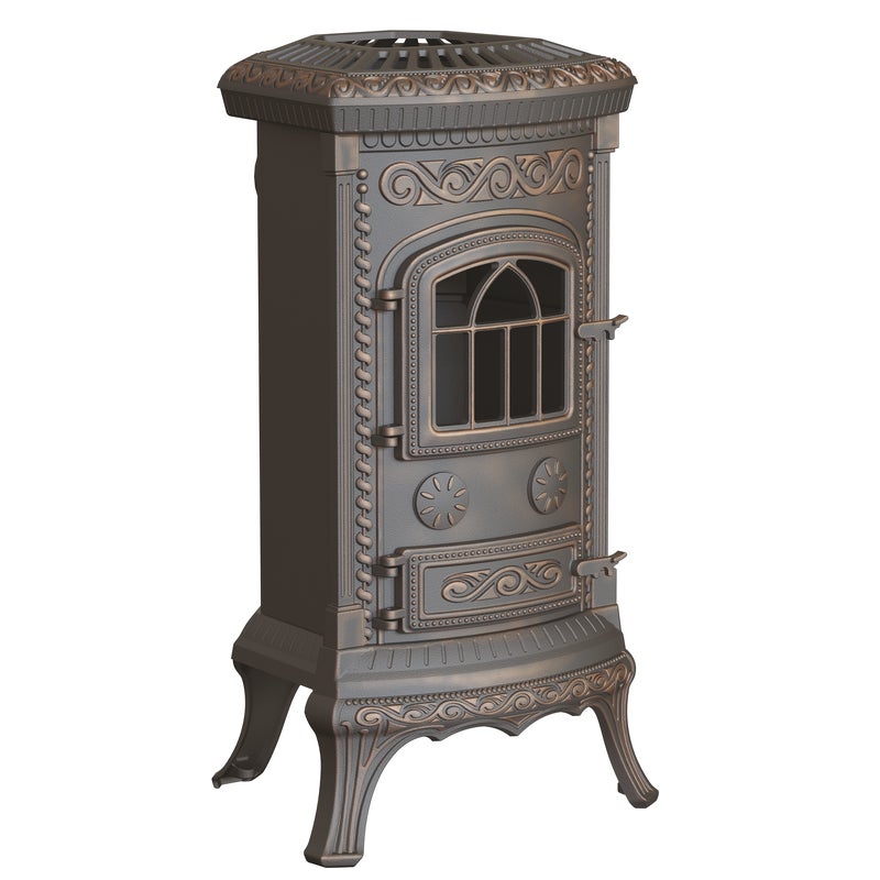 Piec kominkowy Plato patyna eko 6 kW Nordflam