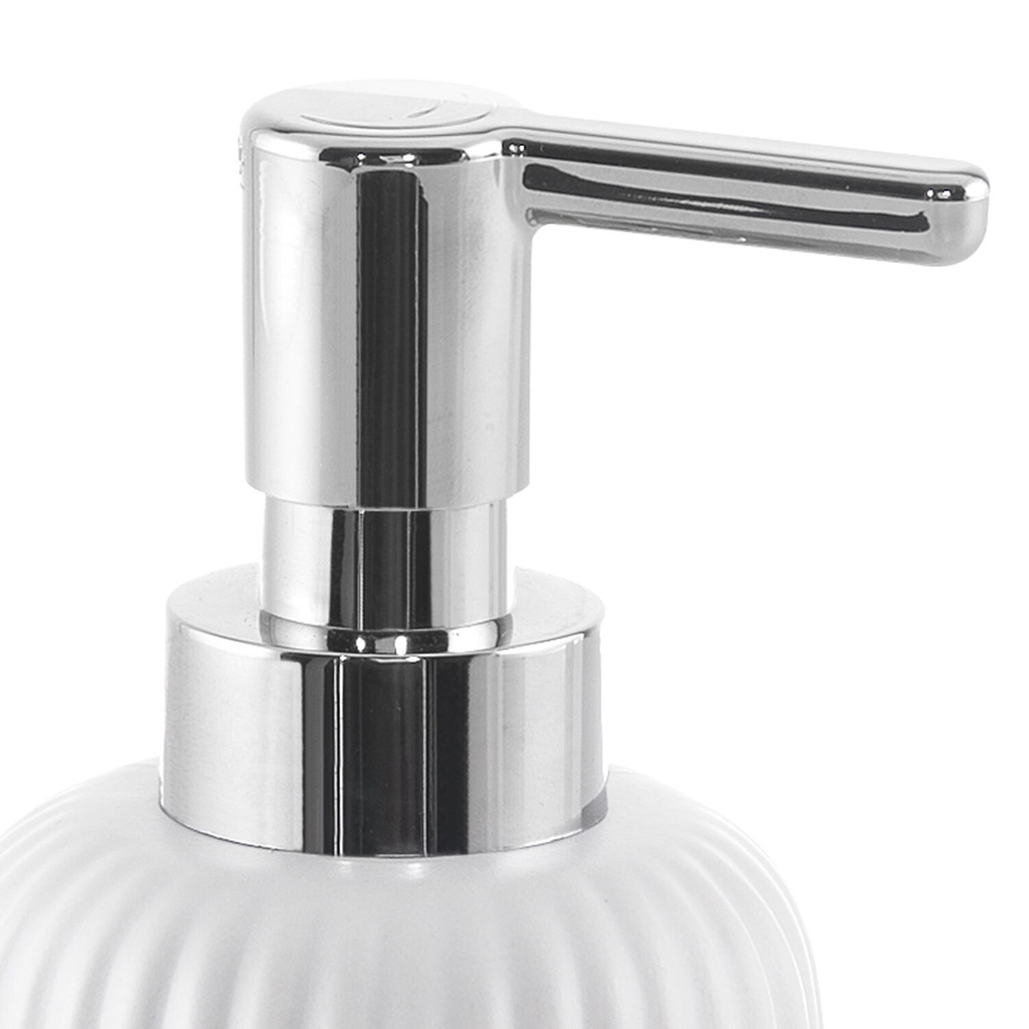 Dispenser sapone per bagno d'appoggio Marika bianco in ceramica 0.4 l - 8