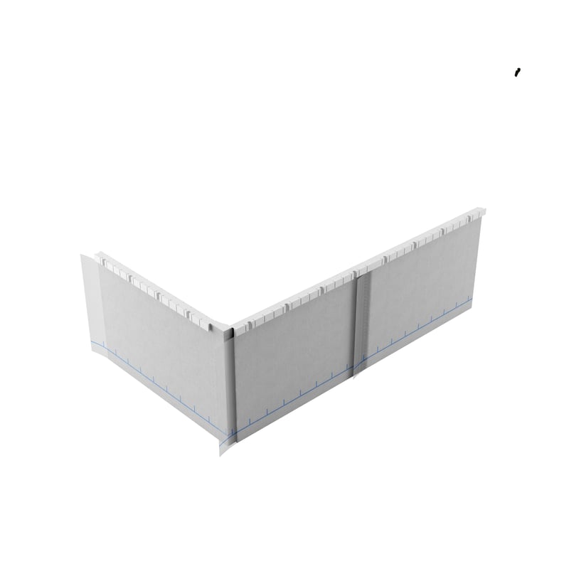 Obudowa wanny LM041-led 170X90X58 Schedpol