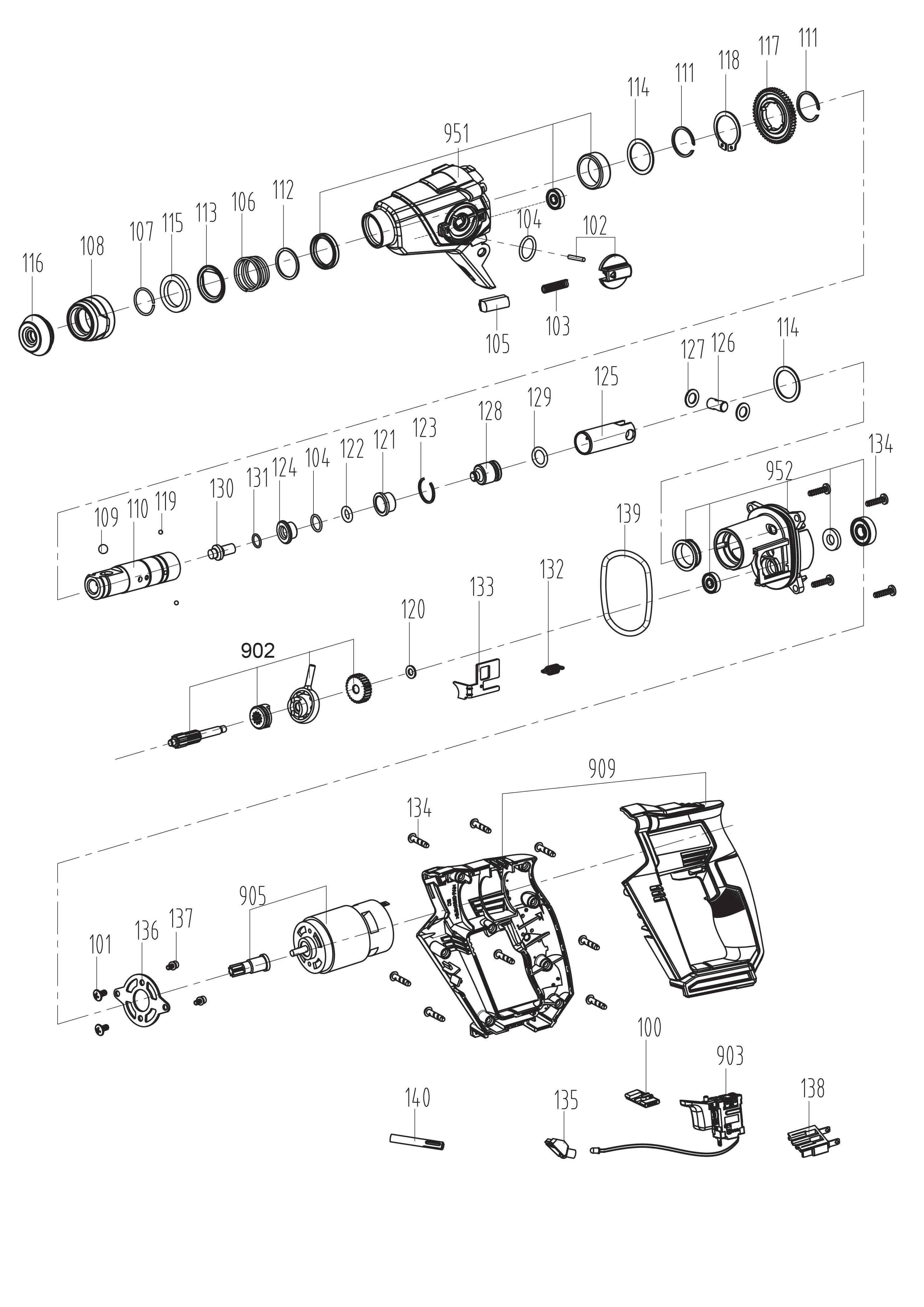 Młotowiertarka udarowa akumulatorowa SDS+ TE-HD 18/12 Li-Solo Power X-Change EINHELL - 4
