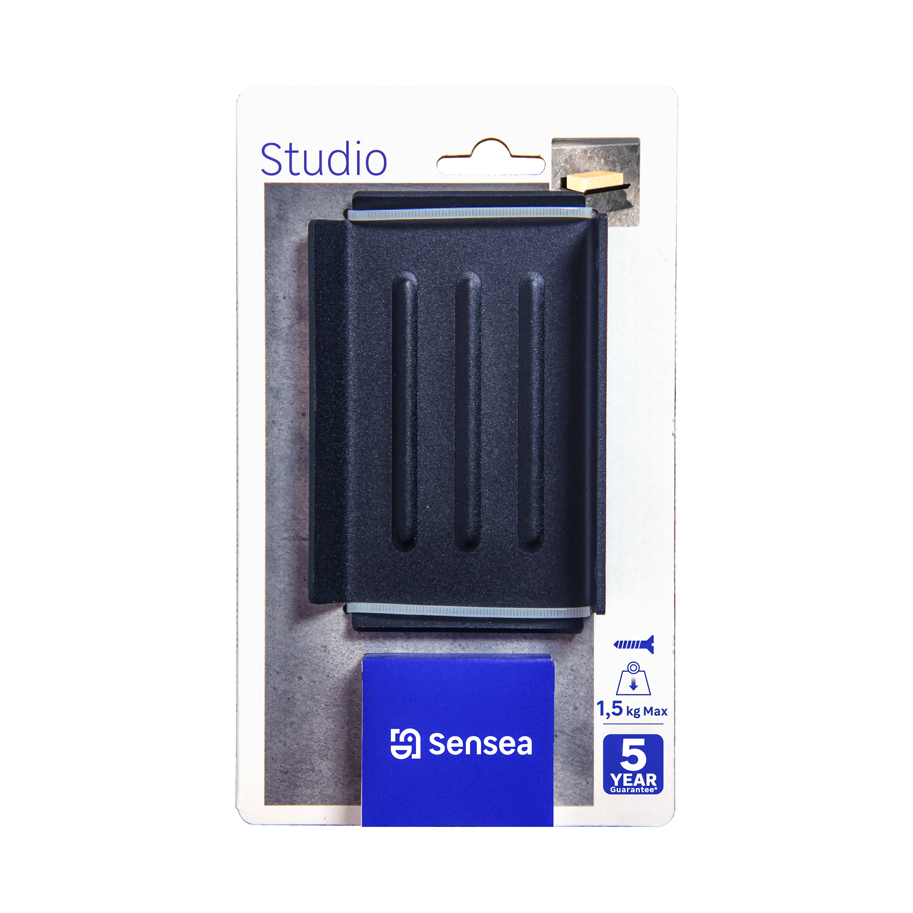 Etui à savon vis studio noir SENSEA - 8