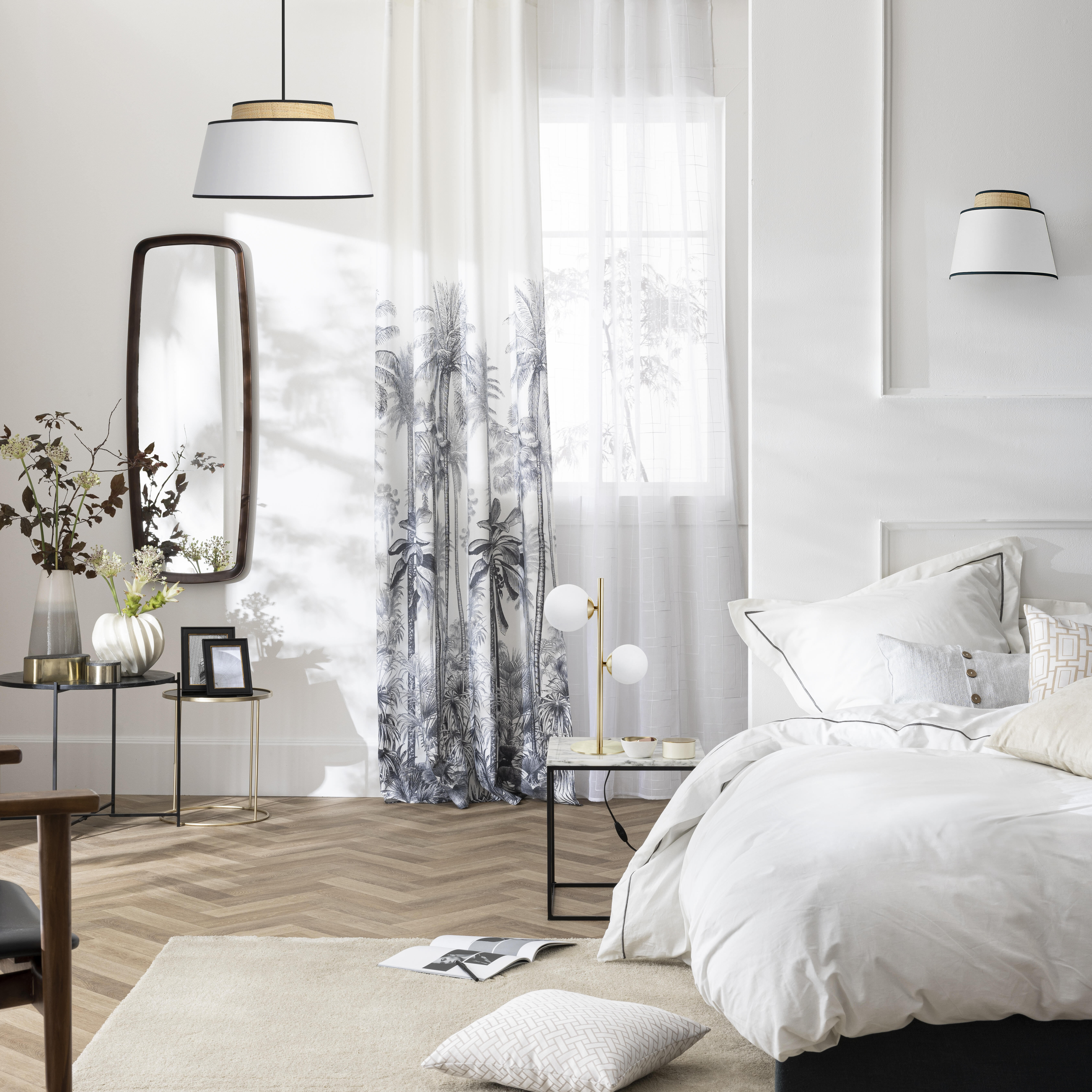 Cortinado ilhós Deryl 140x280cm branco Inspire - 2