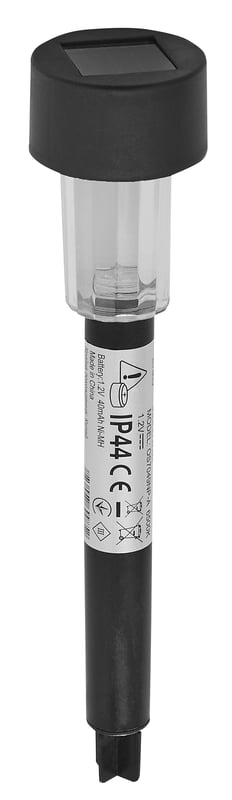 Lampka solarna wbijana Erato czarna IP44